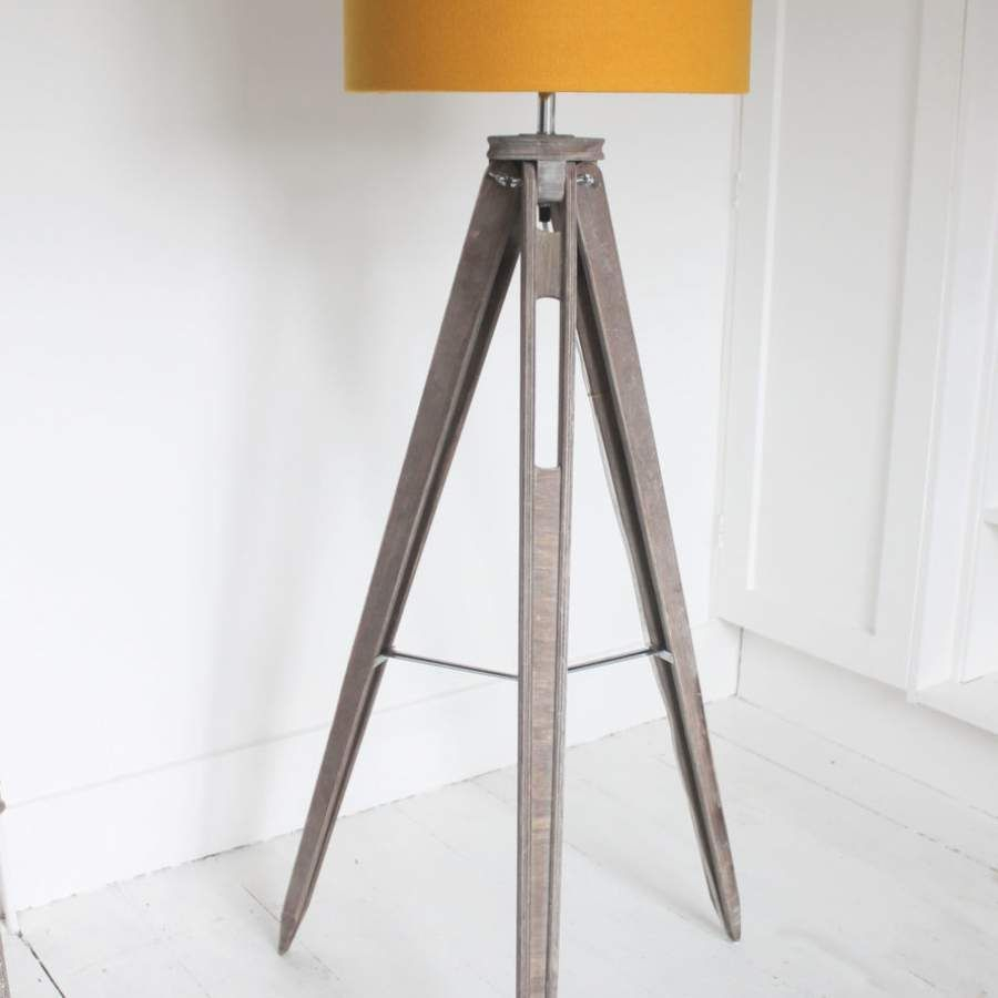 Mustard Tripod Floor Lamp Funky Woolshed Table Lamps For regarding measurements 900 X 900