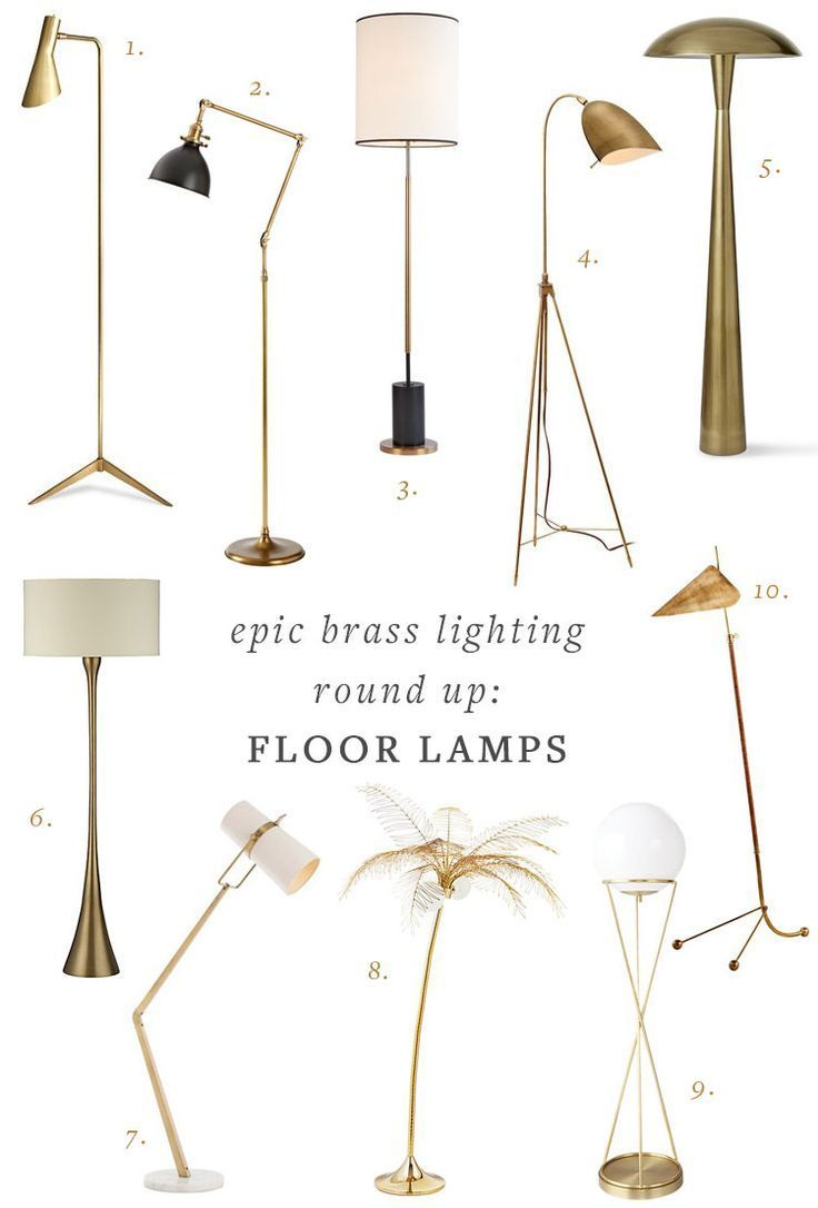 My Epic Brass Lighting Round Up Table Lamps Sconces And regarding dimensions 736 X 1086