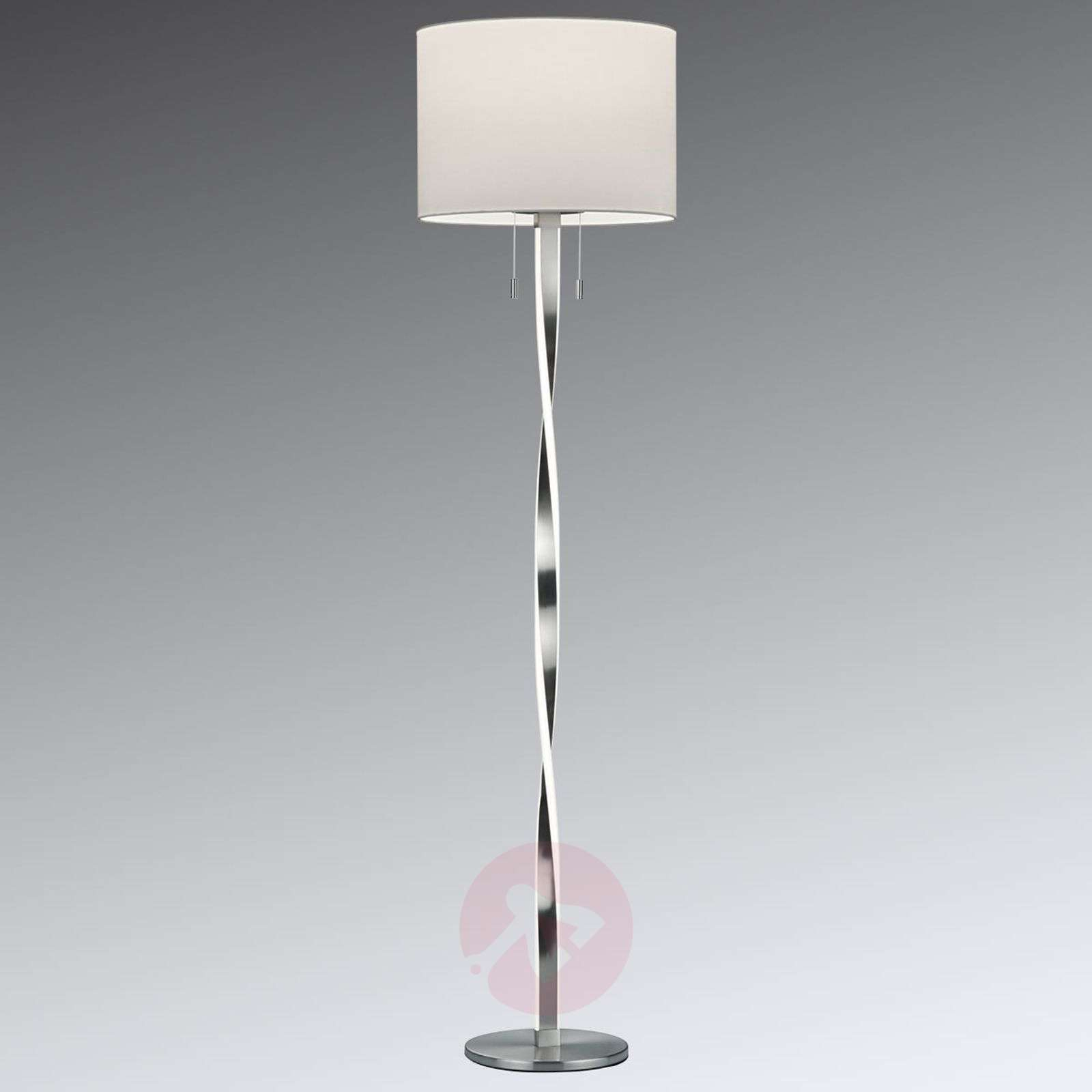 Nandor Fabric Floor Lamp With Additional Leds with regard to sizing 1600 X 1600