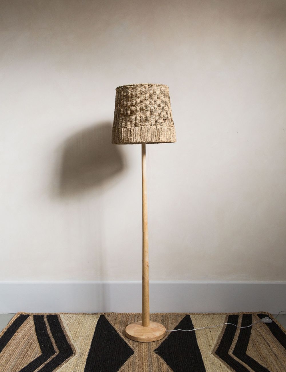 Natural Rattan Floor Lamp inside size 1000 X 1300