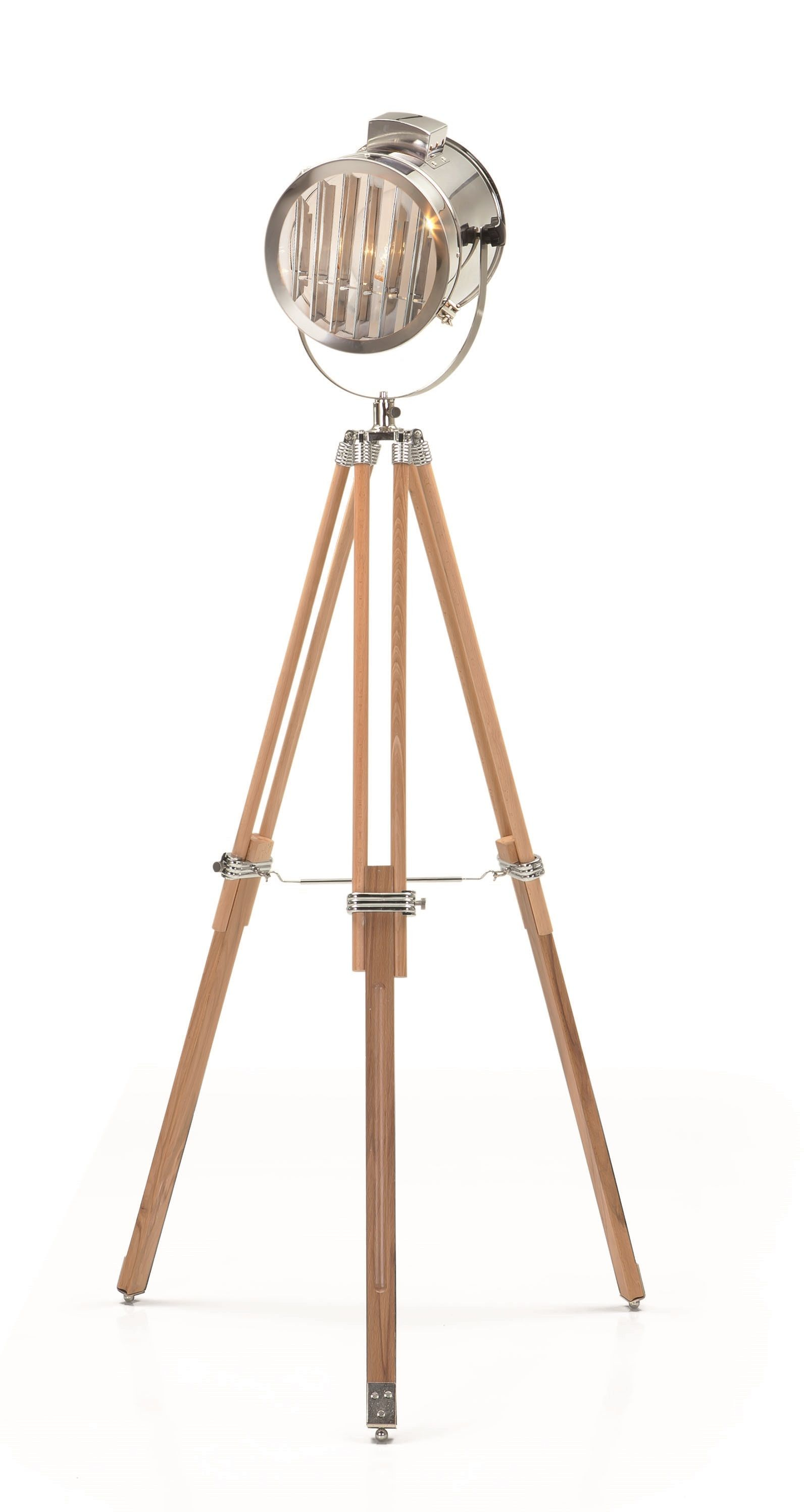 Natural Wood Tripod Floor Lamp Alfred Lighting Made in size 1592 X 2992