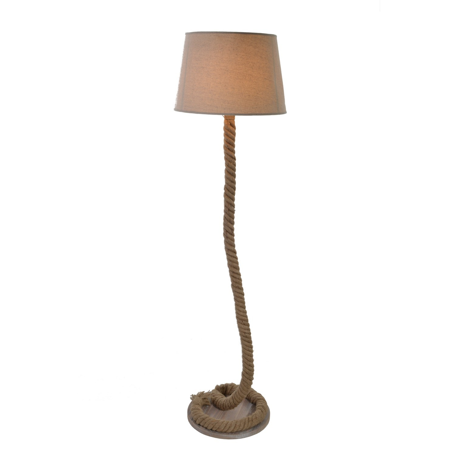 Nautical Rope Floor Lamp with sizing 1500 X 1500