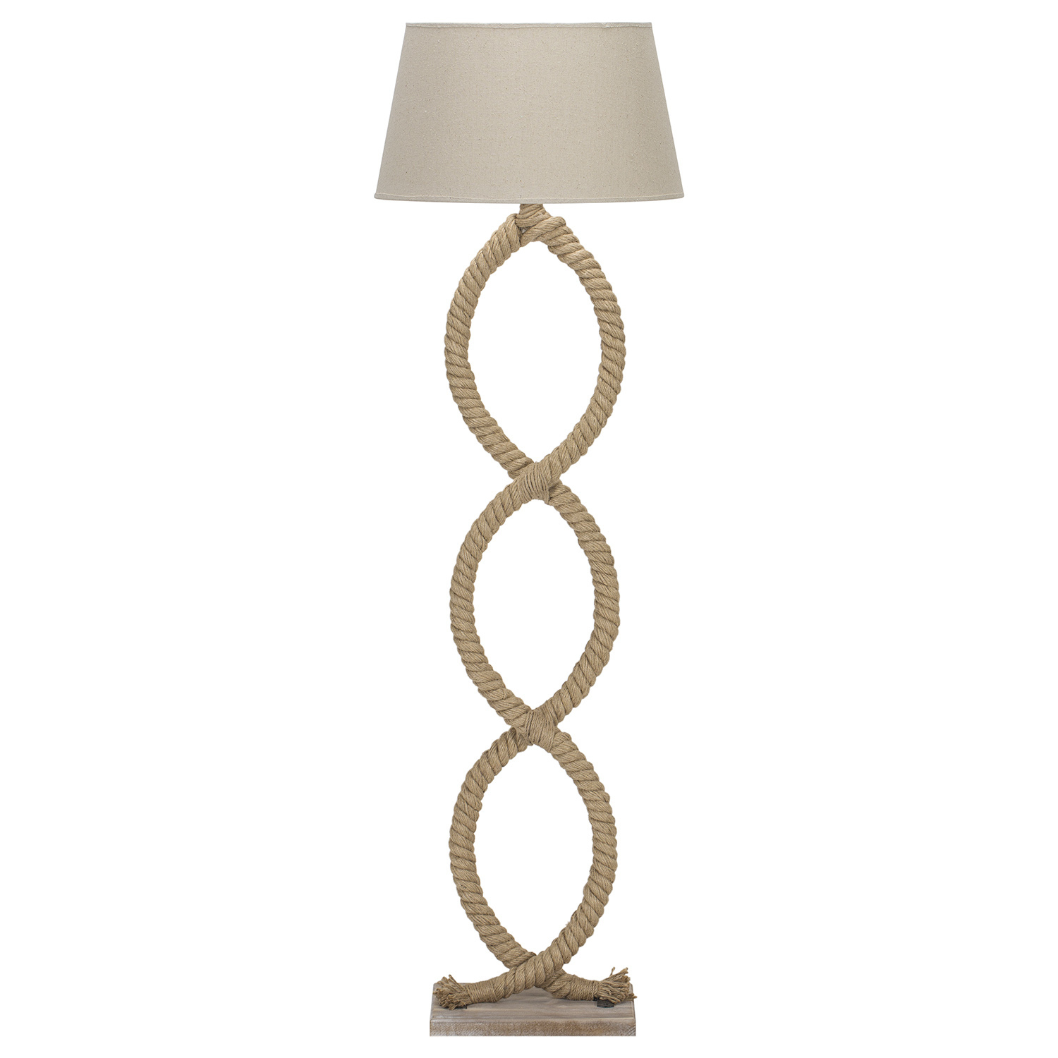 Nautical Twisted Rope Floor Lamp pertaining to dimensions 1500 X 1500