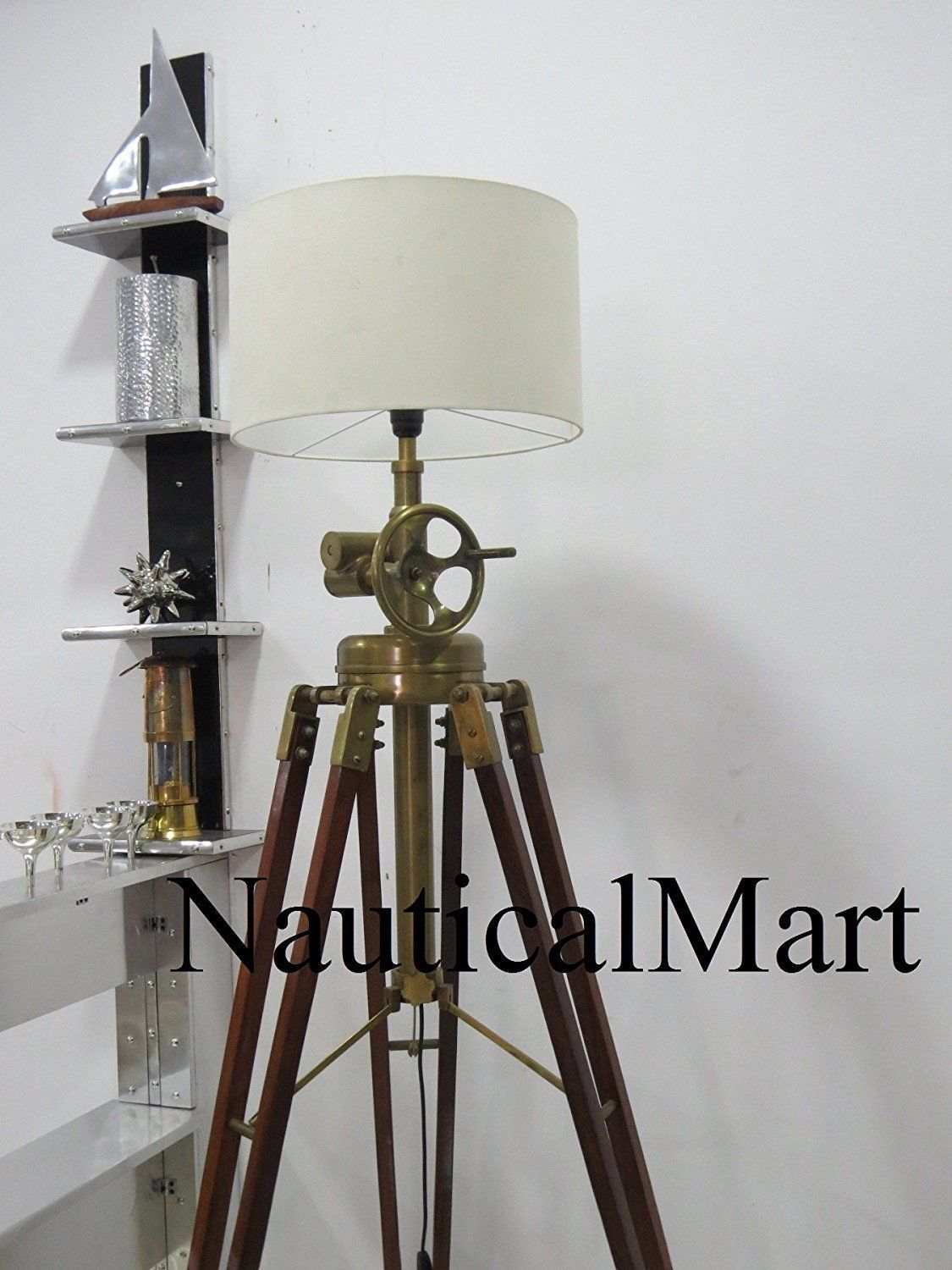 Nauticalmart Royal Marine Tripod Floor Lamp And 50 Similar Items inside measurements 1125 X 1500