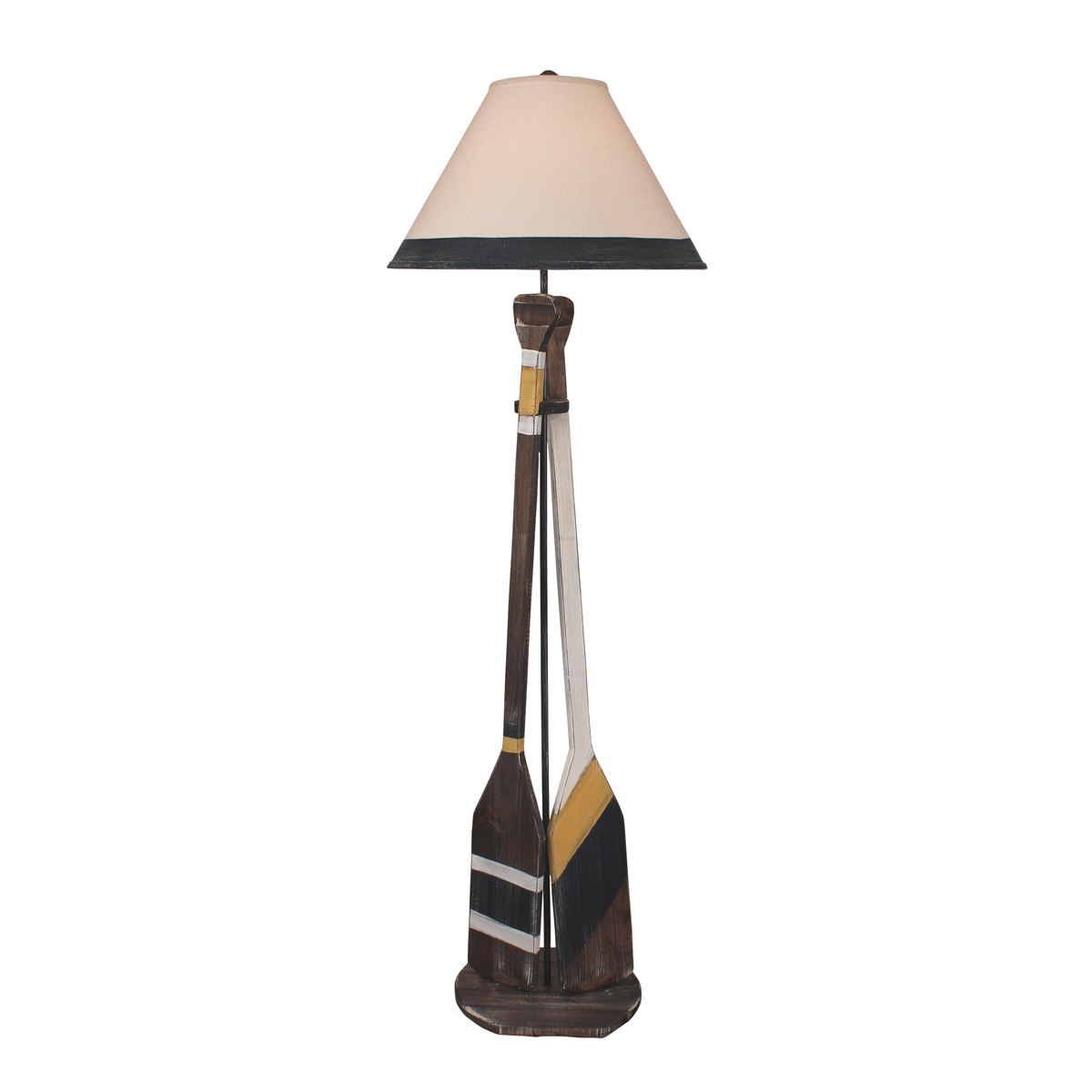 Navy Boat Oar Floor Lamp with size 1200 X 1200