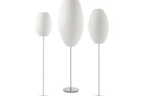 Nelson Cigar Bubble Floor Lamp On Lotus Stand in measurements 1200 X 936