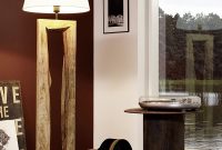 New Wooden Floor Lamp Uk Driftwood With Shade Rustic A with dimensions 1136 X 1336