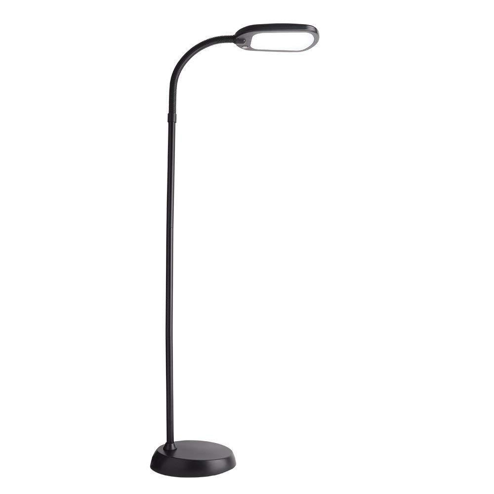 Newhouse Lighting 12w Natural Spectrum Led Floor Lamp Black with measurements 1000 X 1000