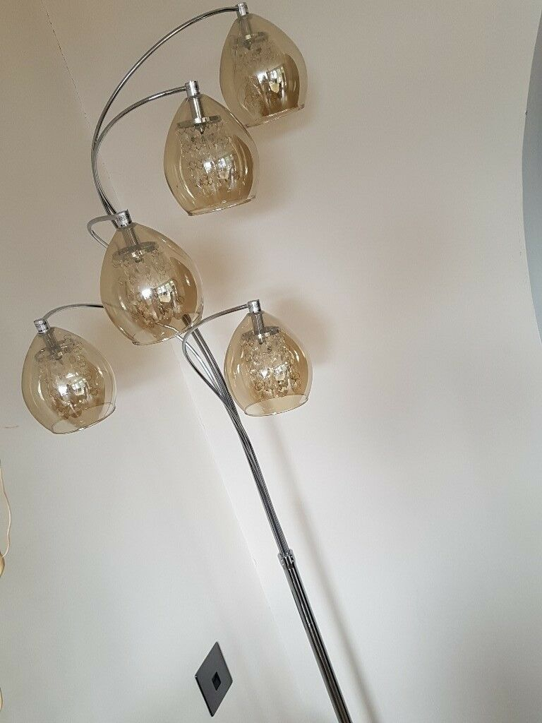 Next Bella Mink 5 Light Chrome Floor Lamp In Norwich Norfolk Gumtree regarding proportions 768 X 1024