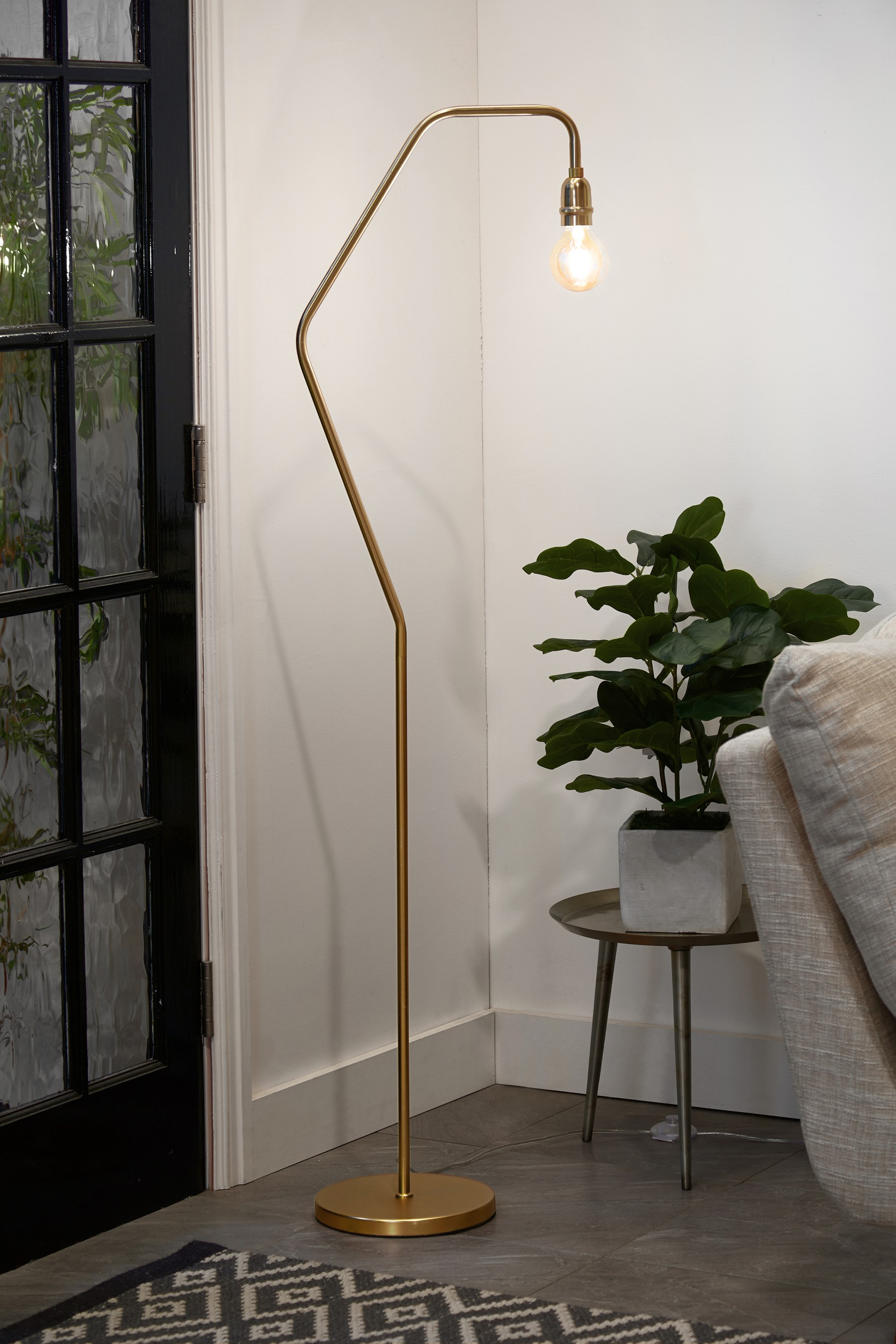 Next Brooklyn Floor Lamp Brass Floor Lamp Brass Floor inside measurements 1800 X 2700