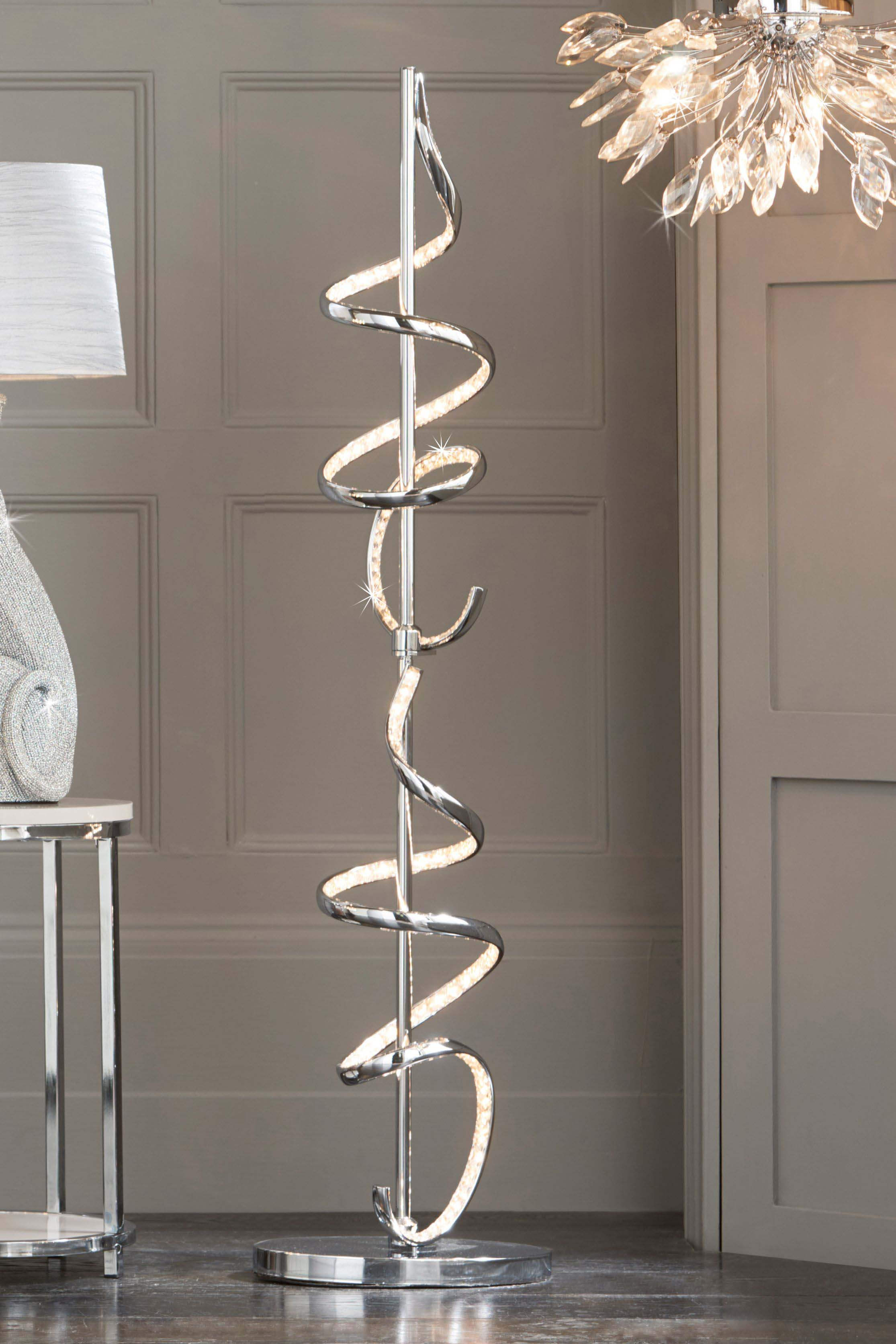 Next Cara Led Floor Lamp Chrome In 2019 Led Floor Lamp with size 2230 X 3345