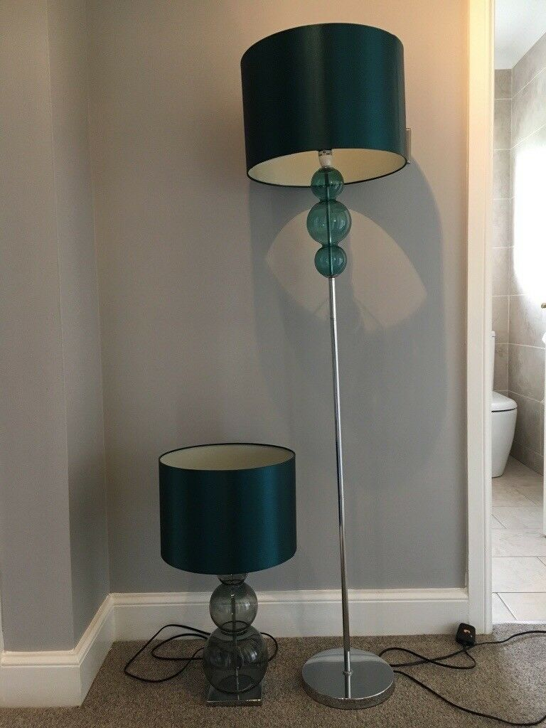 Next Teal Floor And Table Lamp Light In Bothwell Glasgow Gumtree with regard to sizing 768 X 1024