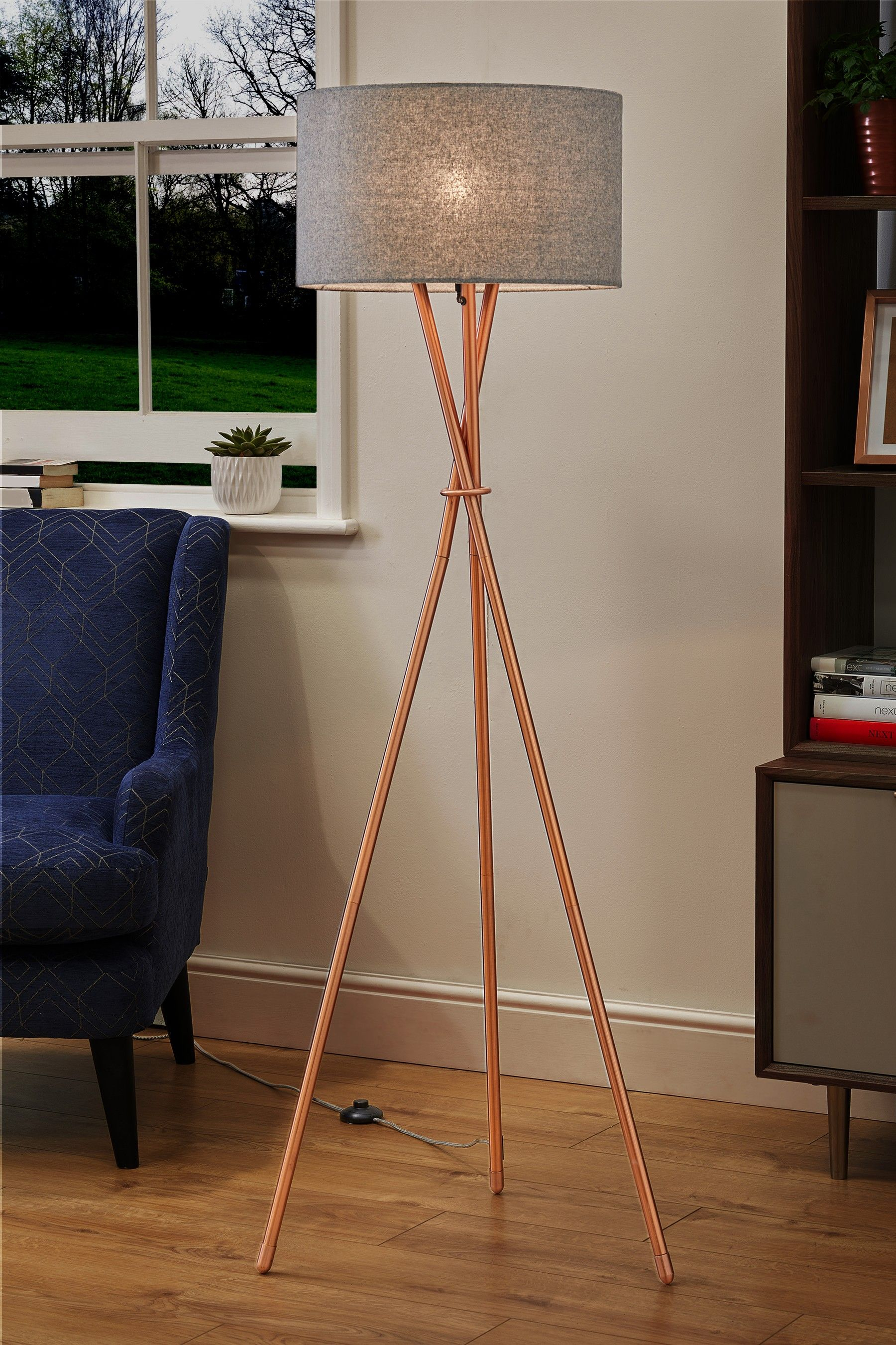Next Tripod Floor Lamp Copper In 2019 Floor Lamp intended for proportions 1800 X 2700