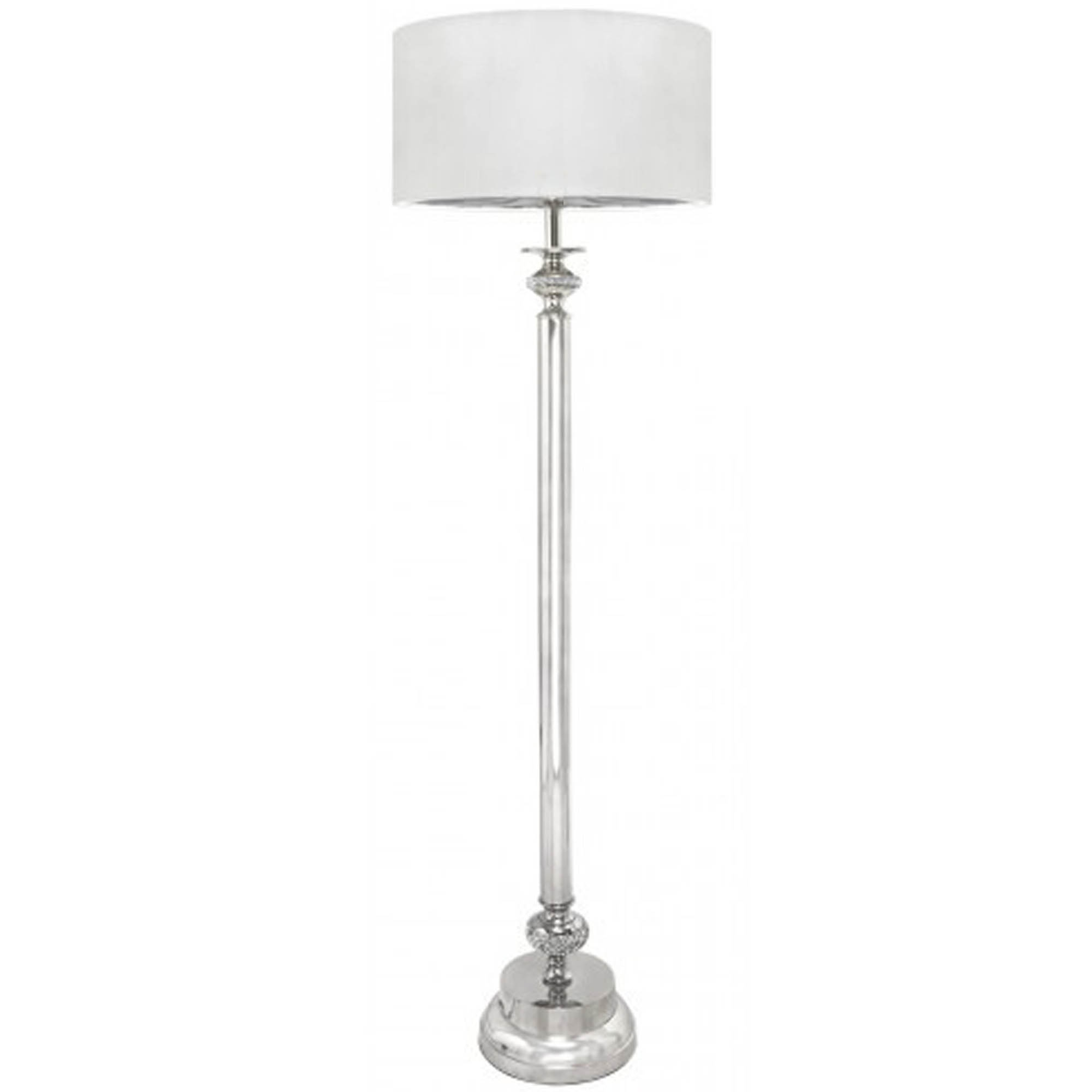Nickel Candlestick Floor Lamp with dimensions 2000 X 2000