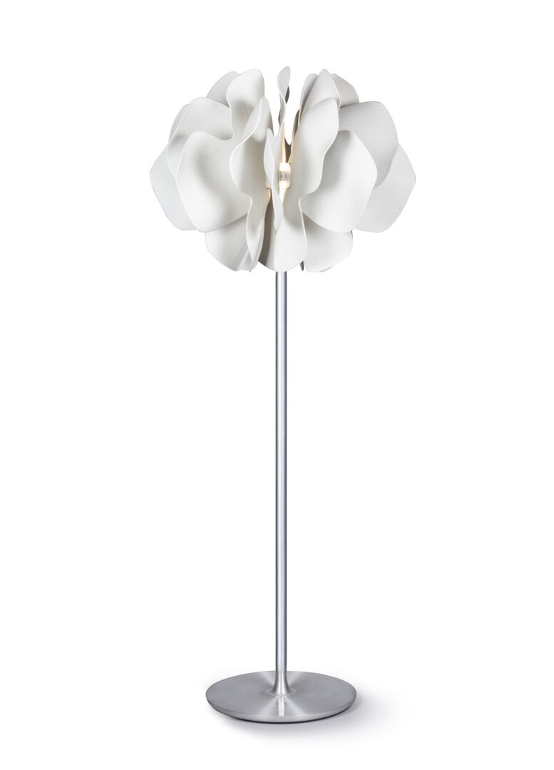 Nightbloom Floor Lamp White Ce intended for size 777 X 1080