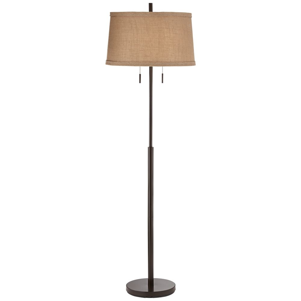 Nila Ii Bronze Double Pull Chain Floor Lamp Style 8m615 with dimensions 1000 X 1000