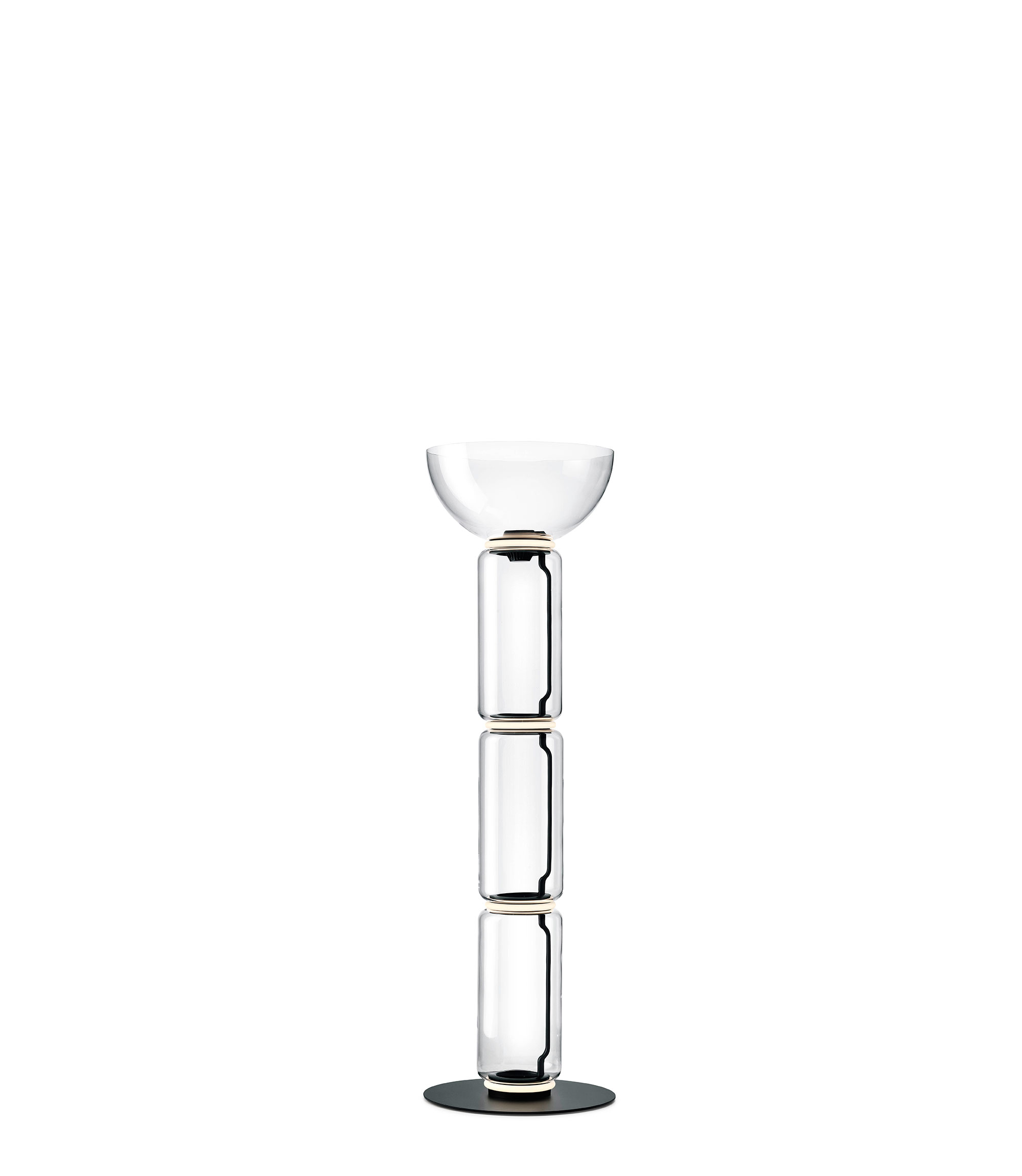 Noctambule Floor 3 High Cylinders Bowl Big Base Lampe with regard to proportions 2000 X 2300