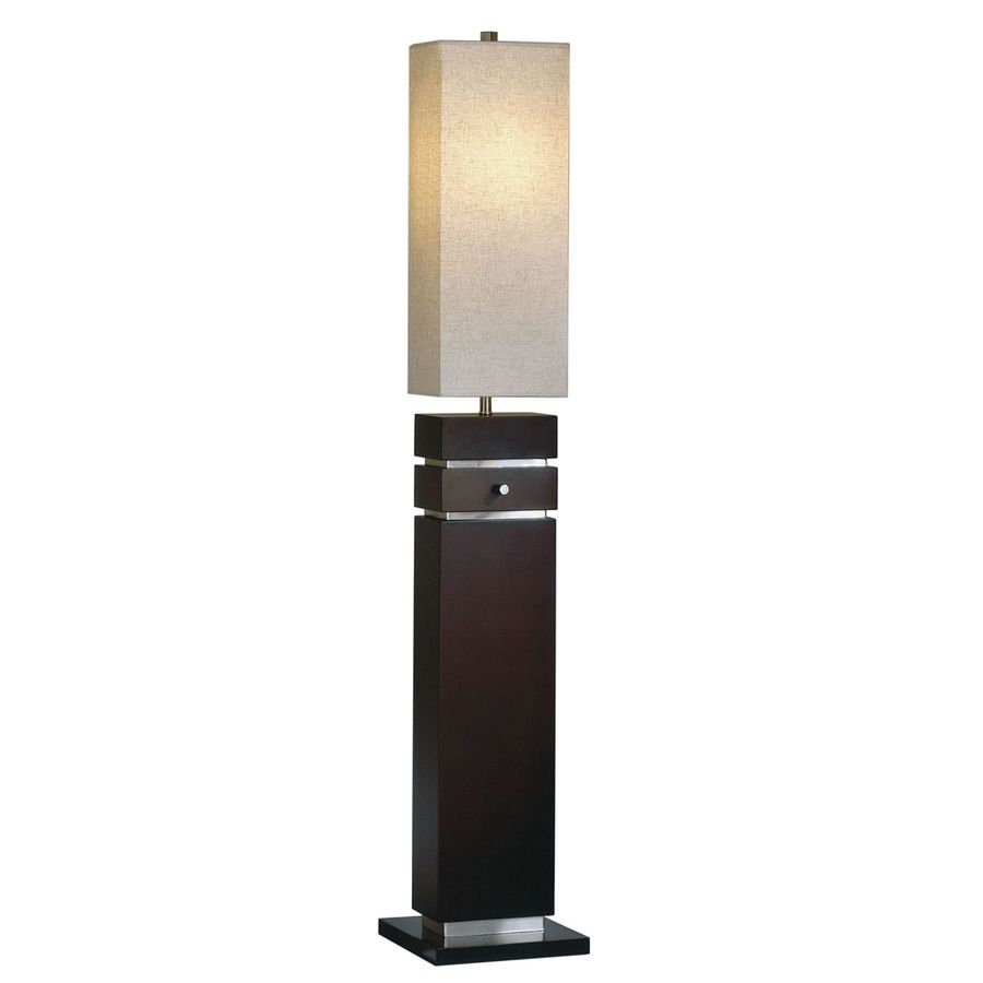 Nova Lighting 58 In Dark Brown Wood And Brushed Nickel with regard to sizing 900 X 900