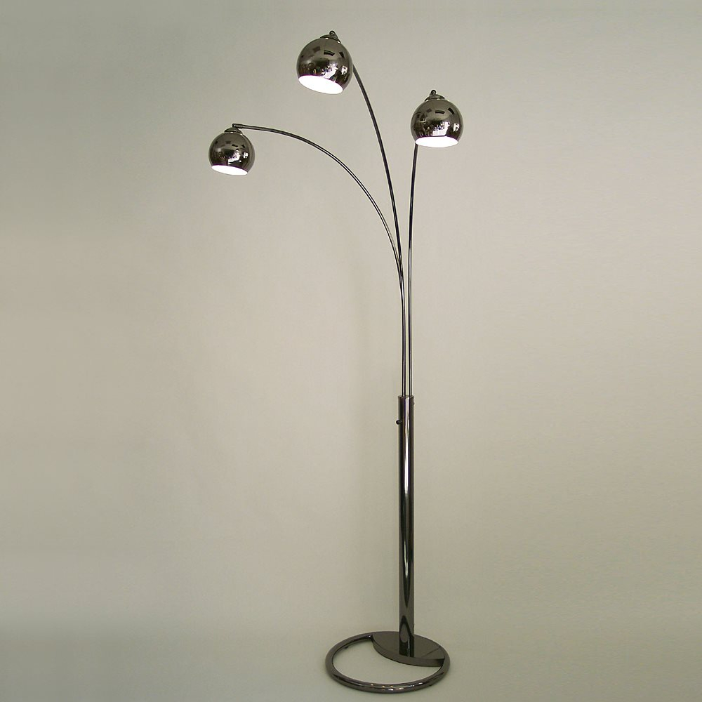 Nova Lighting 8051 Triplet 3 Light Arc Floor Lamp Atg Stores with regard to proportions 1000 X 1000