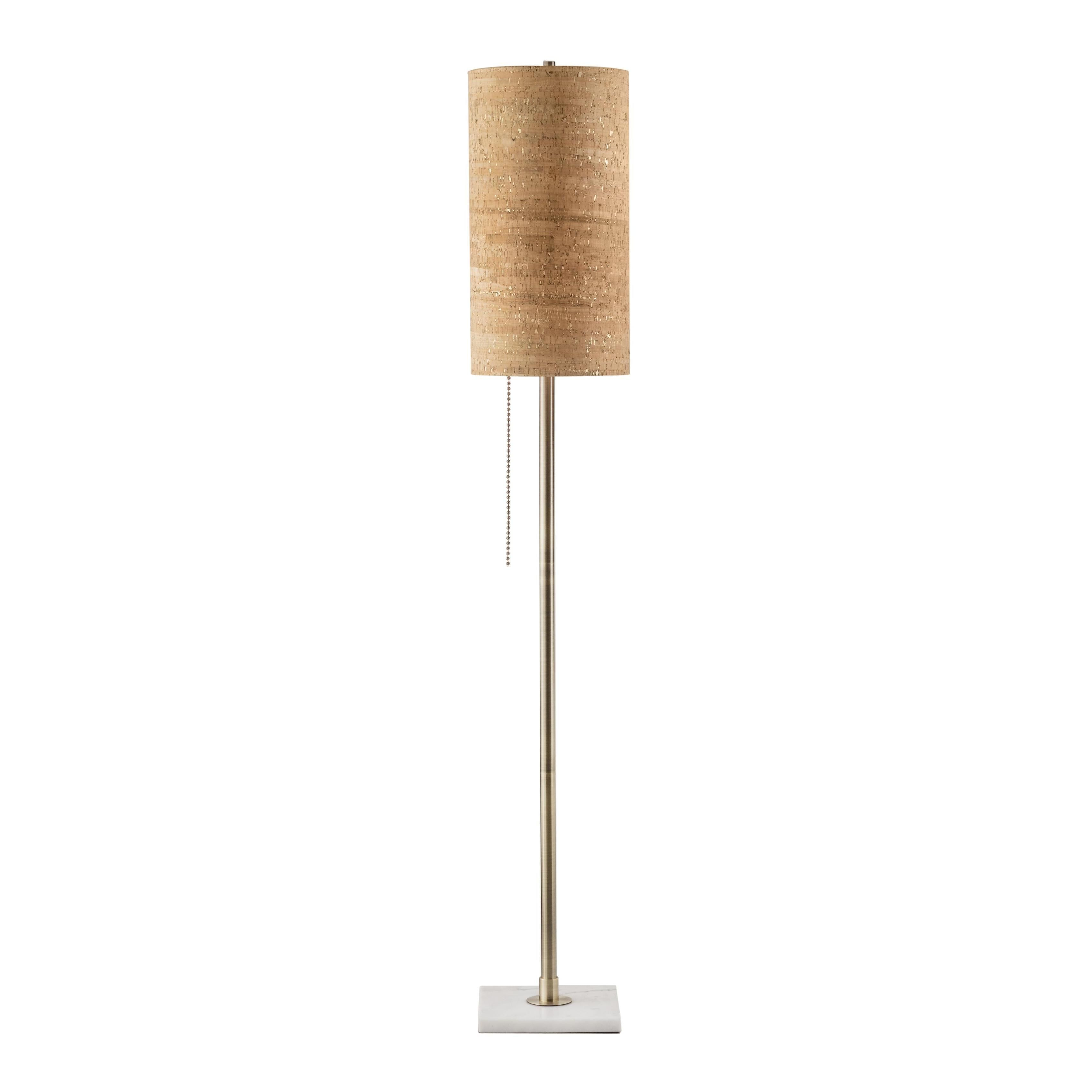 Nova Lighting Lollipop Gold Cork Floor Lamp Overstock in sizing 3404 X 3404