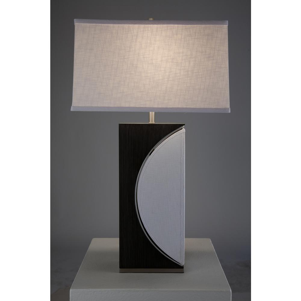 Nova Of California Half Moon 30 In Charcoal Gray Table Lamp throughout size 1000 X 1000