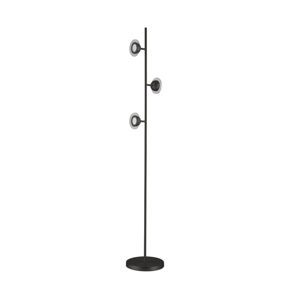 Nova Of California Laurel 69 In Matte Black Accent Floor Lamp with regard to proportions 1000 X 1000