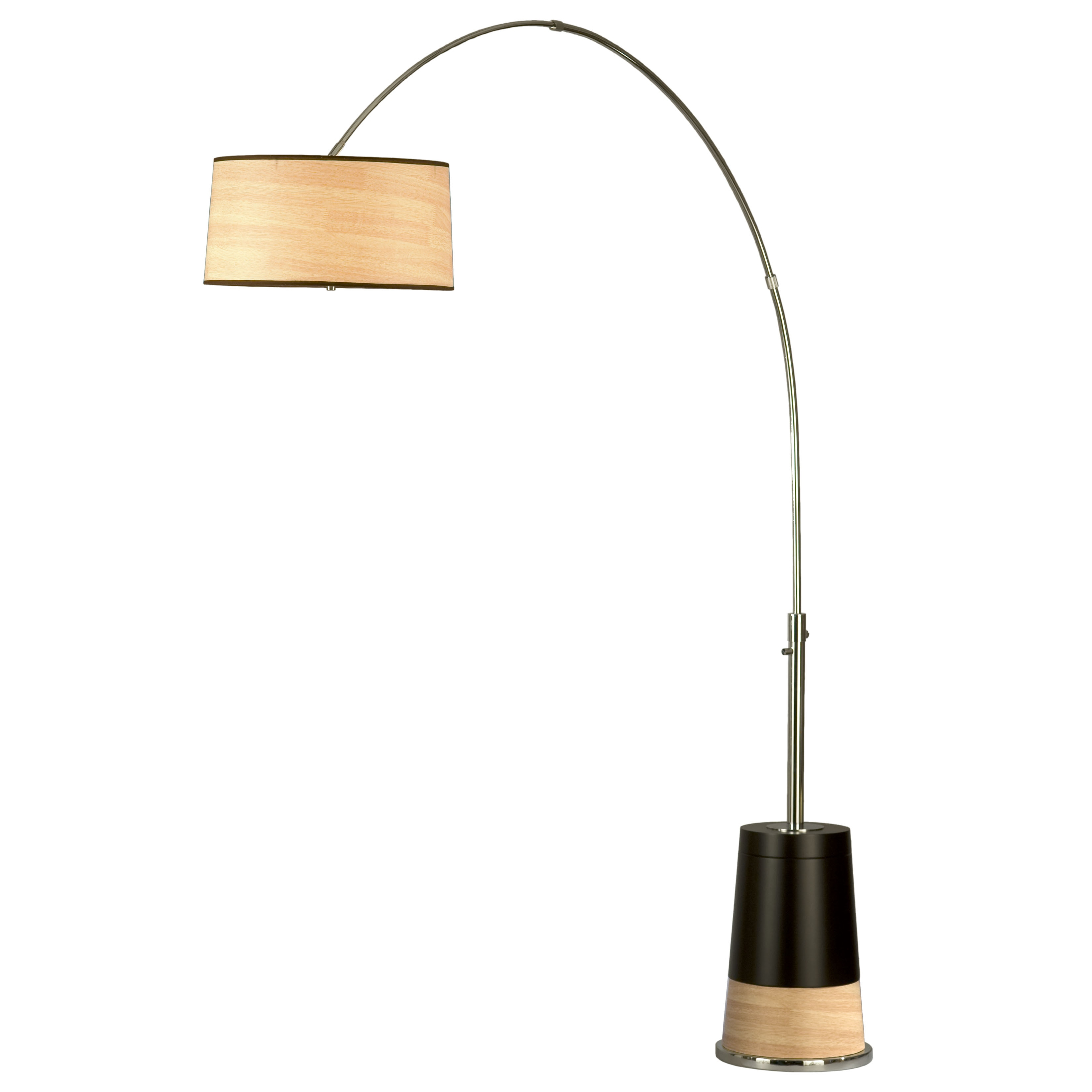 Nova Wood Black Arc Floor Lamp 14273251 Overstockcom Lamps intended for size 3300 X 3300