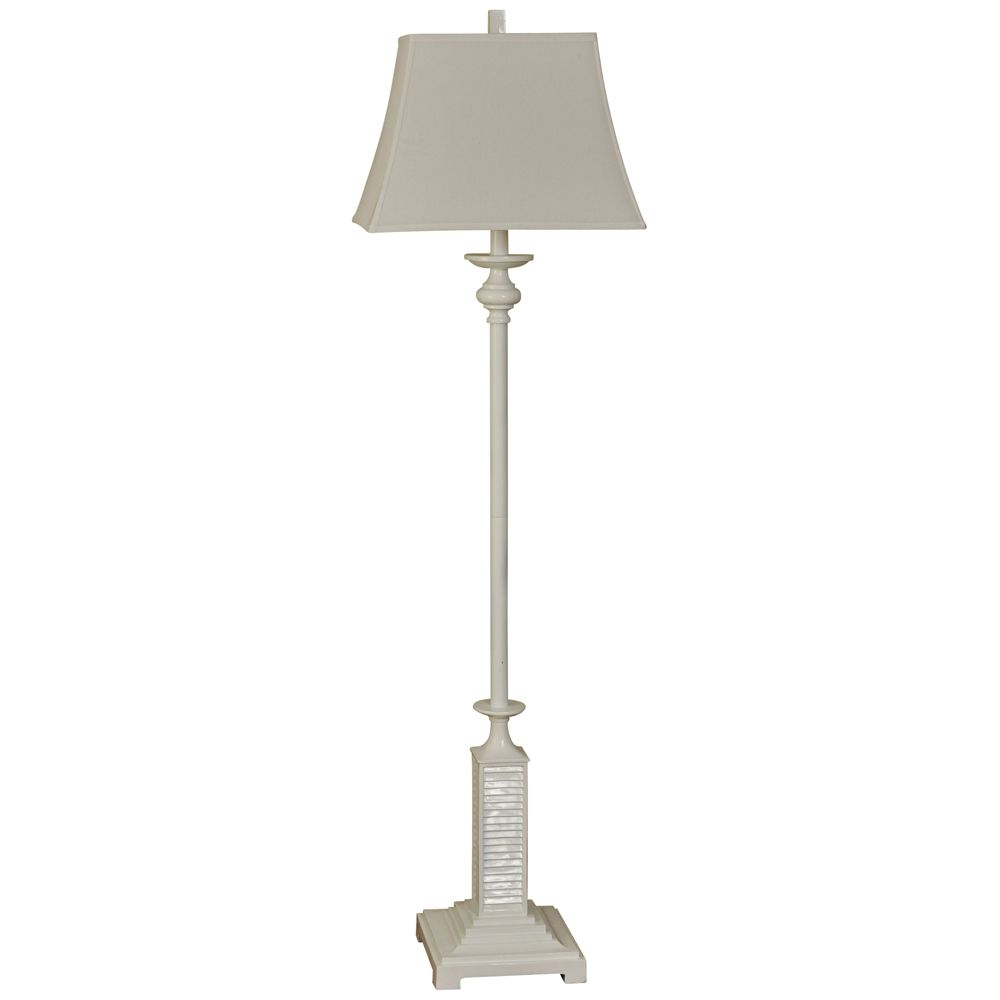 Olympia Gloss White Floor Lamp 14c00 Lamps Plus White pertaining to proportions 1000 X 1000