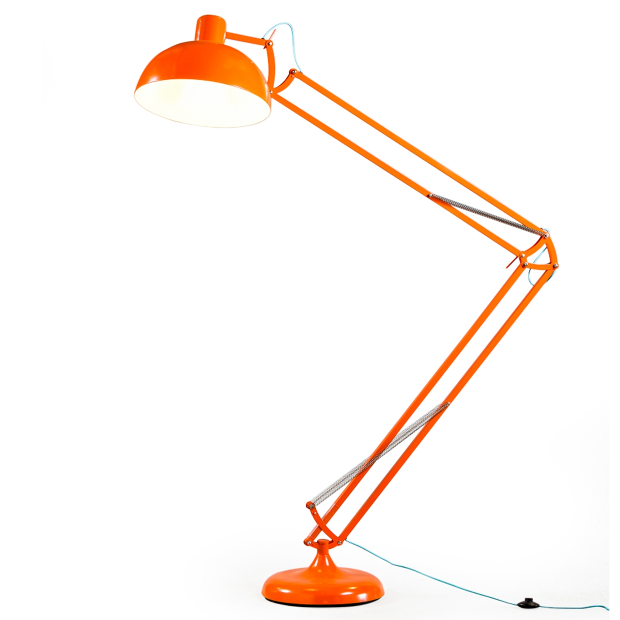 Orange Xxl Classic Desk Style Floor Lamp in proportions 2000 X 2000