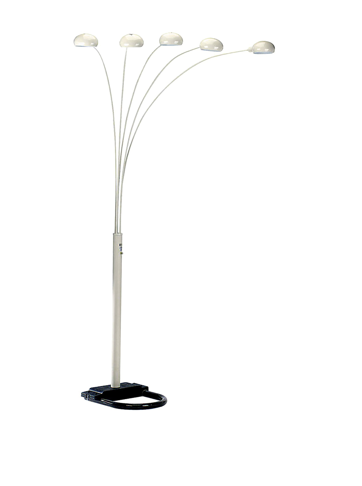 Ore 6962wh International 5 Arm Arch Floor Lamp 84 X 45 X 50 White throughout dimensions 1194 X 1600