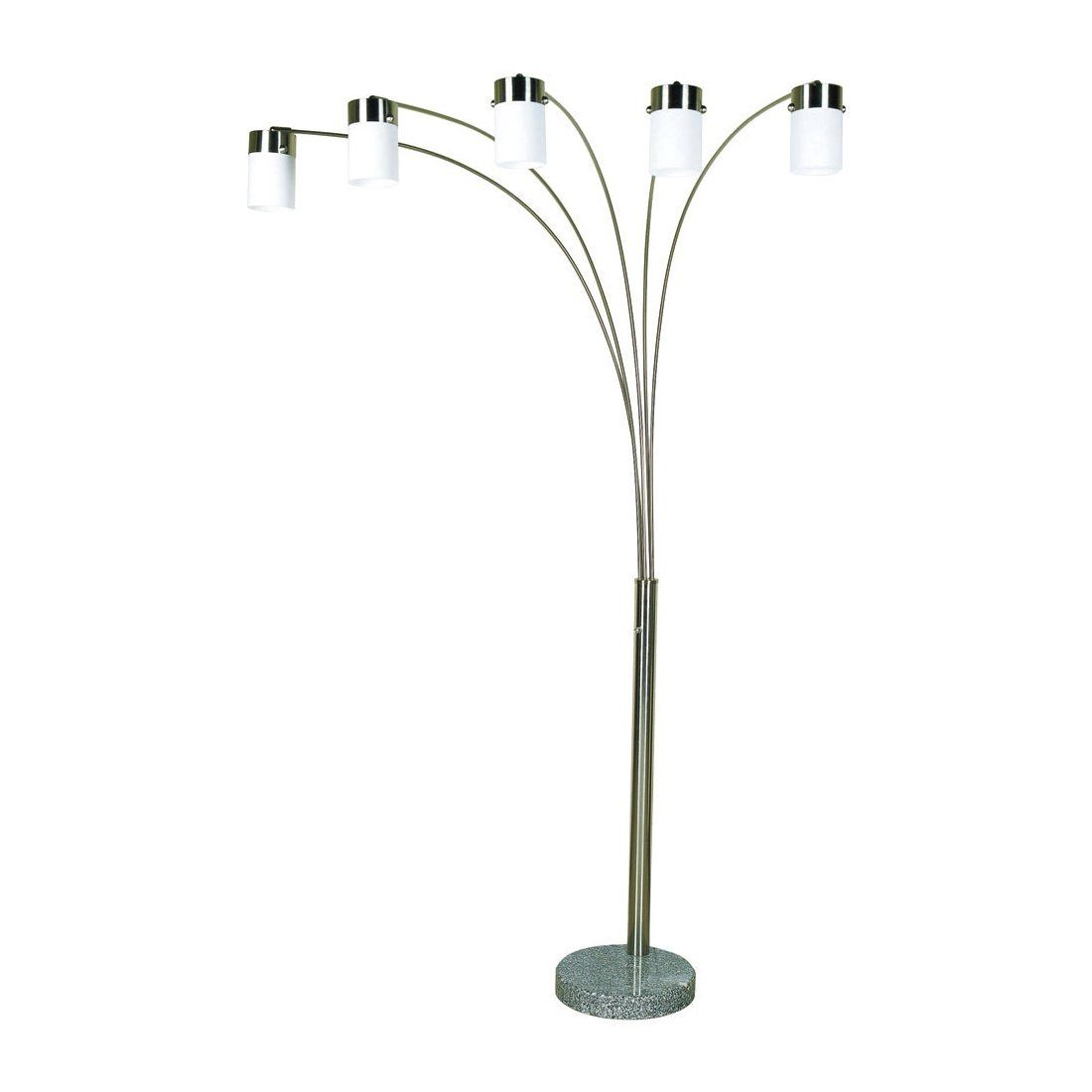 Ore International 3031f5w 5 Light Arch Steel Floor Lamp for dimensions 1100 X 1100