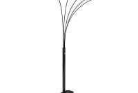 Ore International 84 In 5 Arms Arch Black Floor Lamp regarding sizing 1000 X 1000