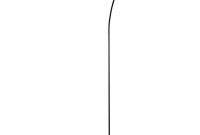 Ore International Castor 72 In Satin Black Led Torchiere Floor Lamp within measurements 1000 X 1000