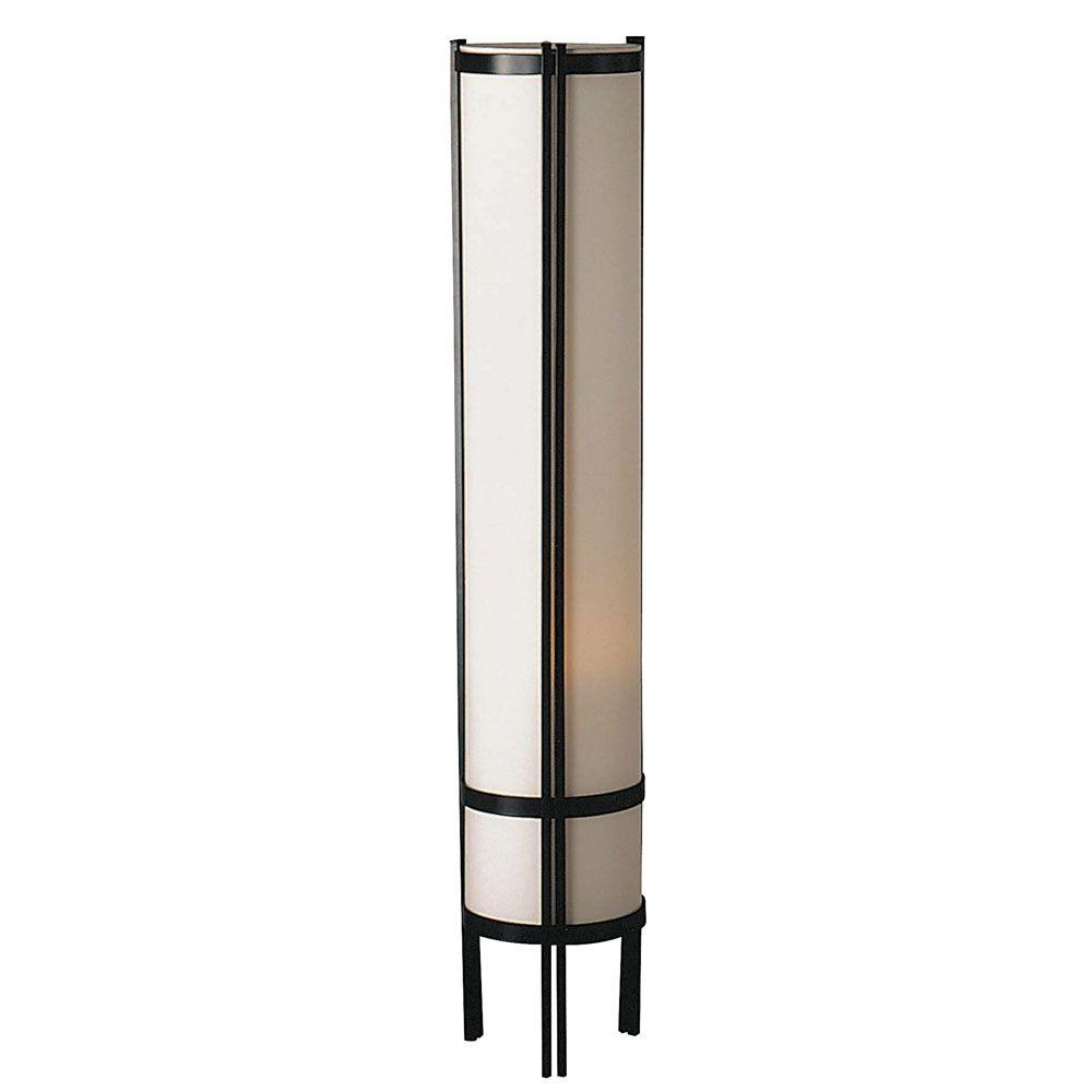 Ore International Home Deco 48 In Black Floor Lamp in dimensions 1000 X 1000