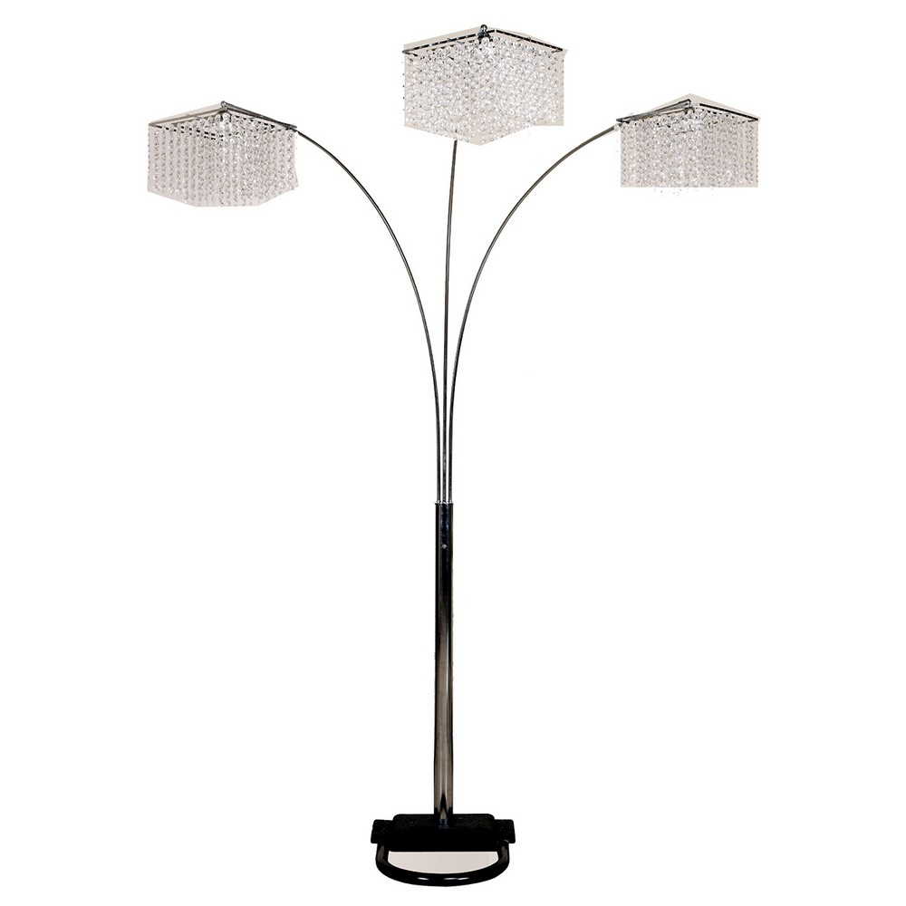 Orient International Inc 3 Crystal Floor Lamp Target intended for size 1000 X 1000