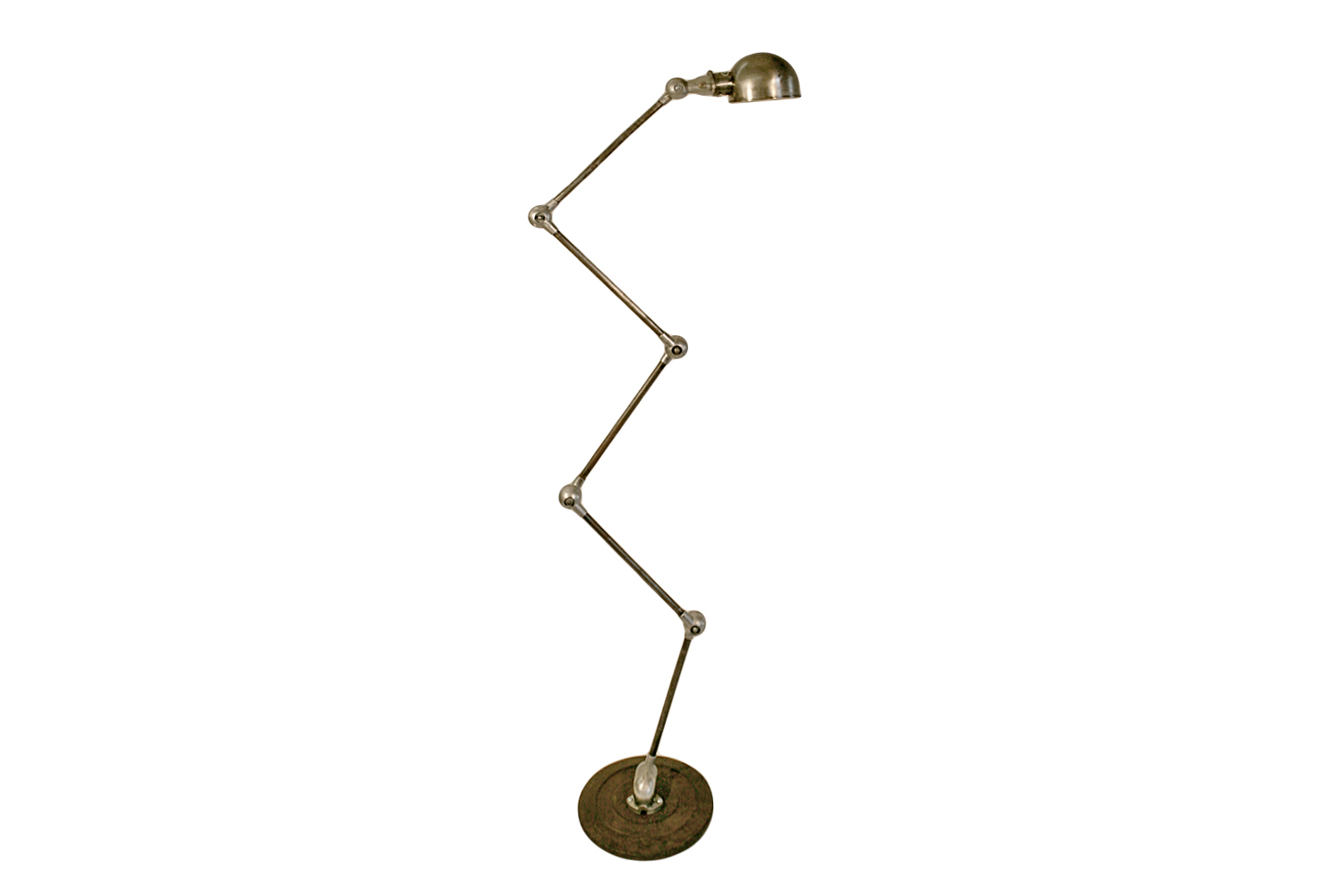 Original French Industrial Jielde Modernist Floor Lamp with size 1471 X 1000