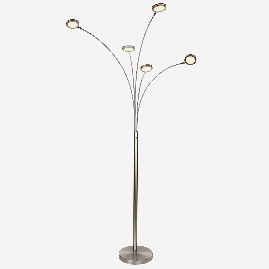 Orion 5 Led Floor Lamp Arcs Over The Sofa 5 Bright inside dimensions 1024 X 1024