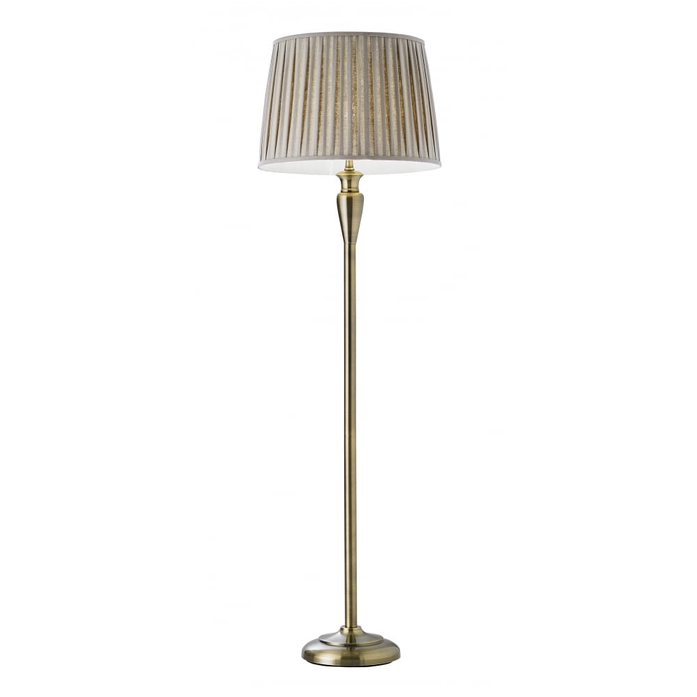 Oslo Floor Lamp Antique Brass Base Only in sizing 1000 X 1000