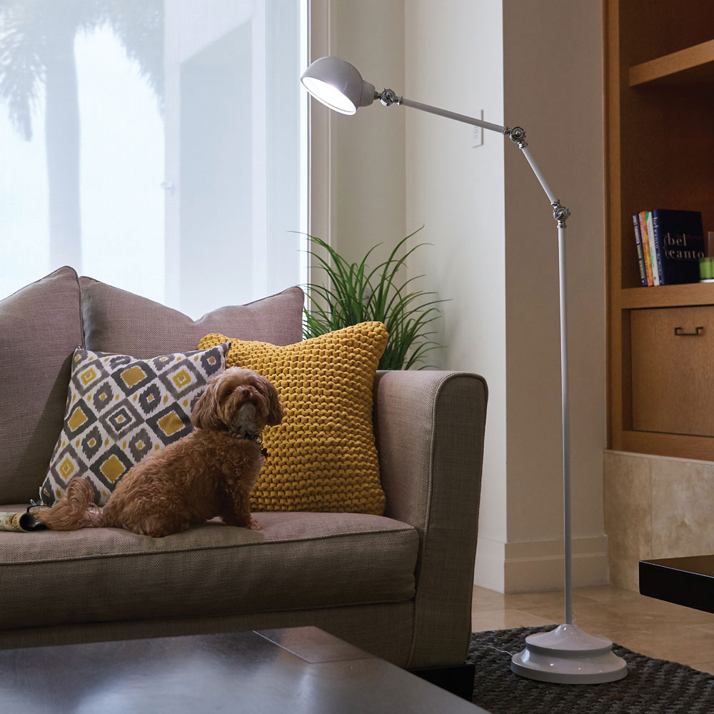 Ott Lite Revive Led Floor Lamp White in sizing 1000 X 1000