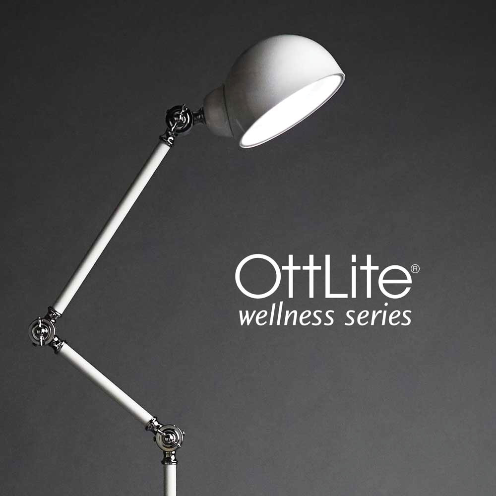 Ott Lite Revive Led Floor Lamp White with dimensions 1000 X 1000