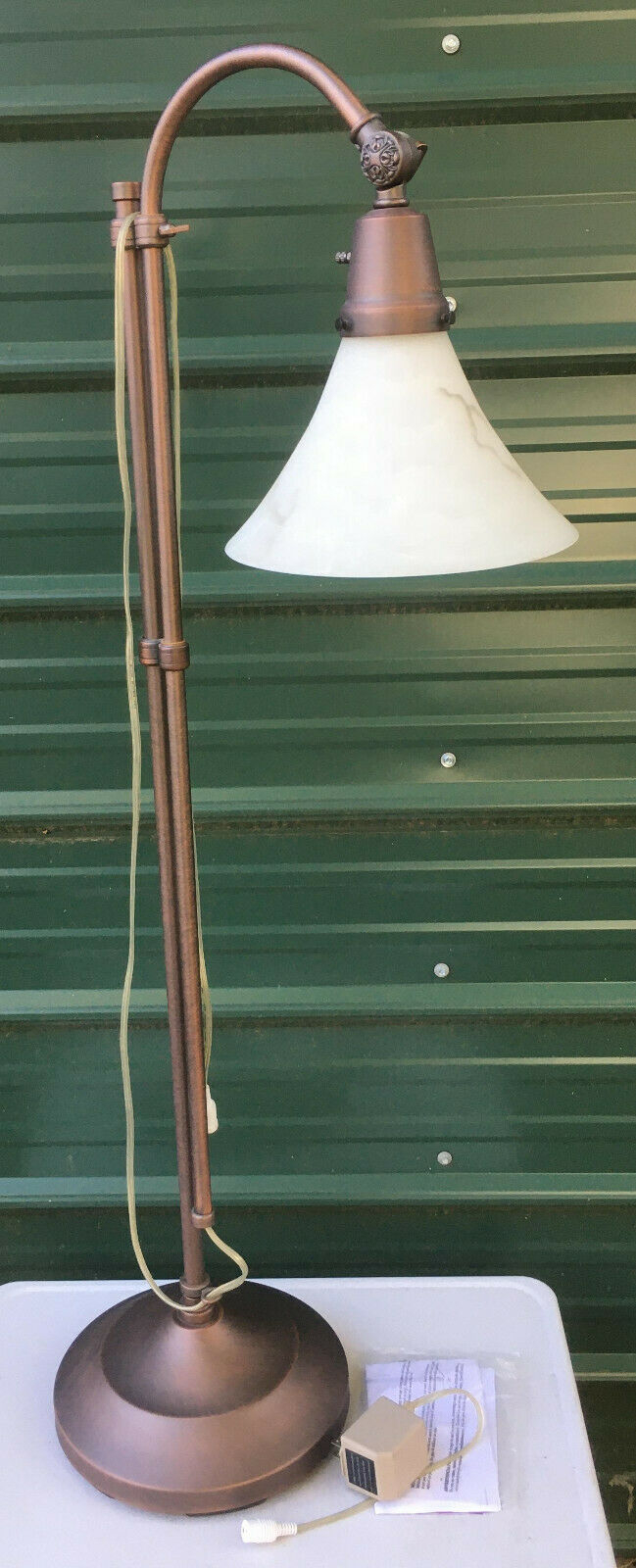 Ottlite 18 Watt Lexington Floor Lamp With Bulb Mocha Pearl Ott Lite 18w within sizing 649 X 1600