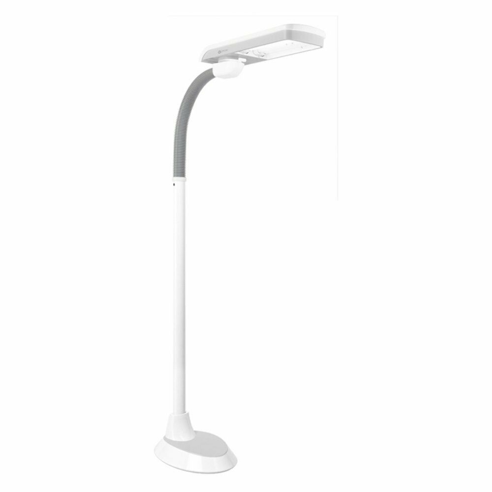 Ottlite 36 Watt Pivoting Shade Floor Lamp With 2 Brightness Settings And Neck for proportions 1000 X 1000