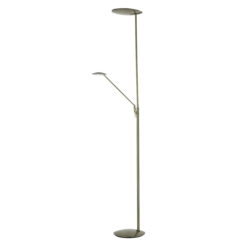 Oundle Mother And Child Floor Lamp In Bronze in measurements 1000 X 1000