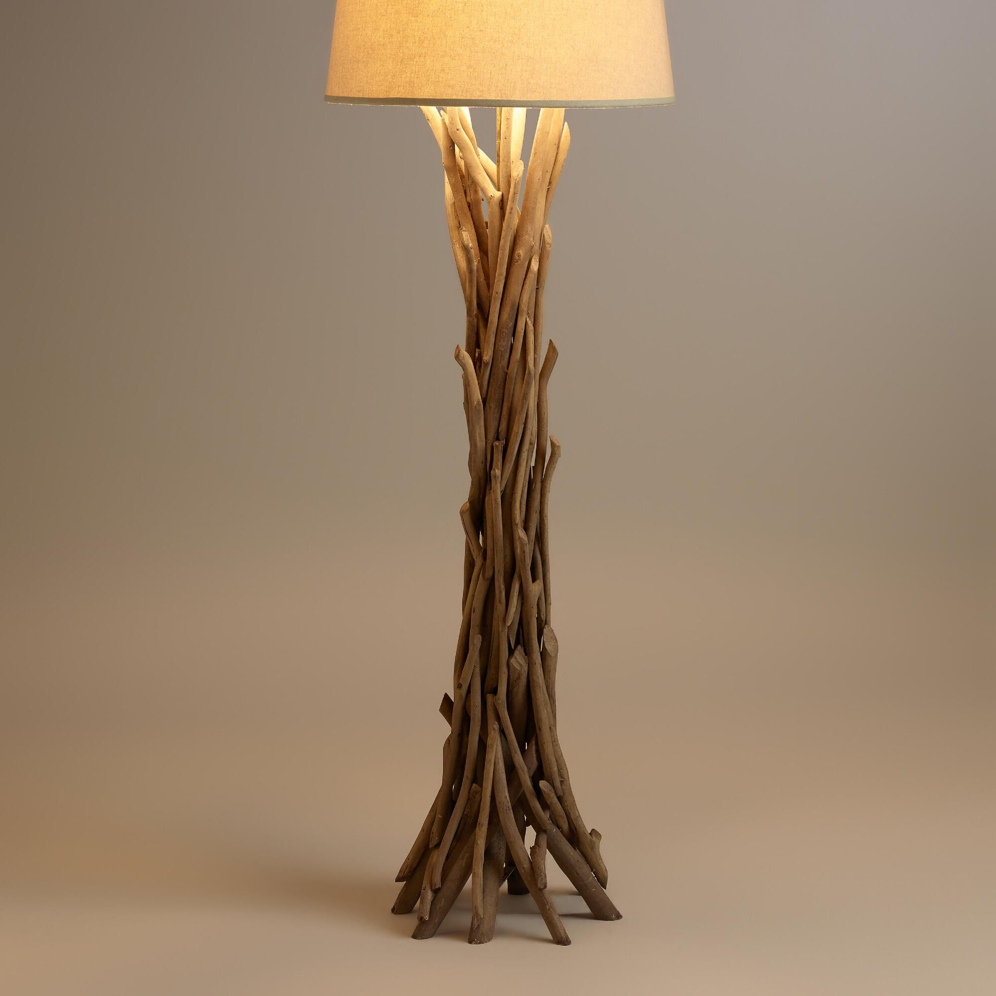 Our Exclusive Driftwood Floor Lamp Base Is Hand Assembled in measurements 2000 X 2000