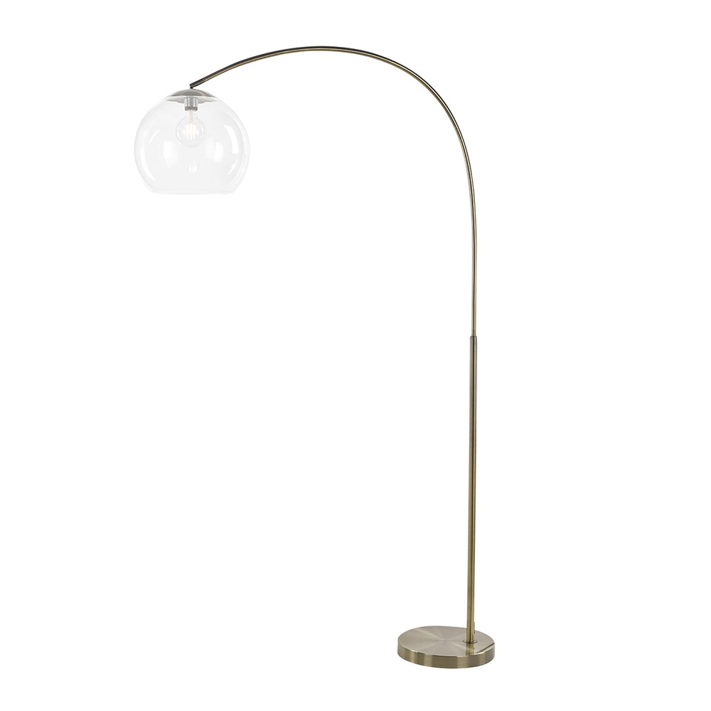 Over Large Arc Floor Lamp Antique Brass Sl91207ab intended for proportions 1000 X 1000