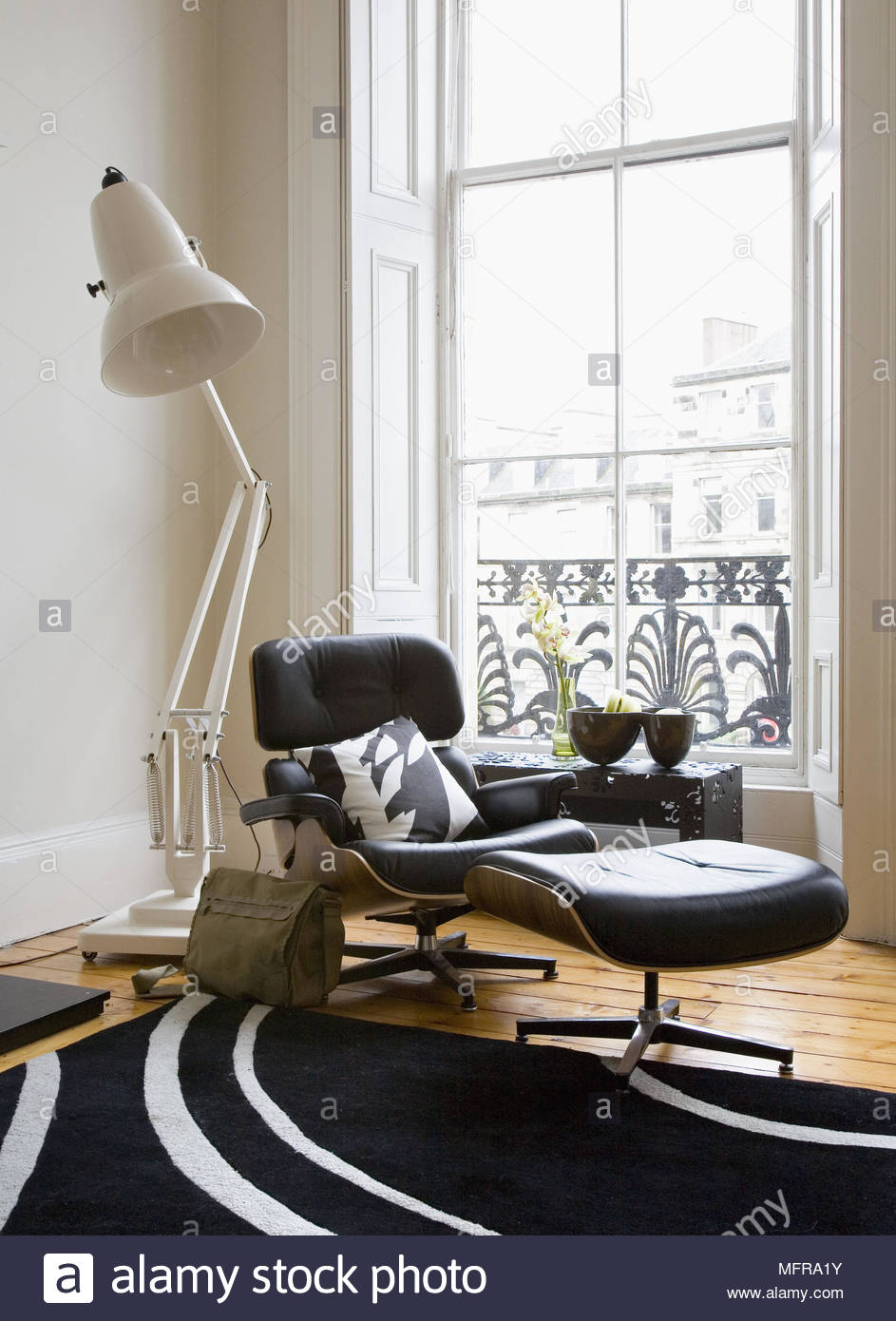 Oversize Anglepoise Floor Lamp Behind Eames Lounge Chair And in proportions 943 X 1390