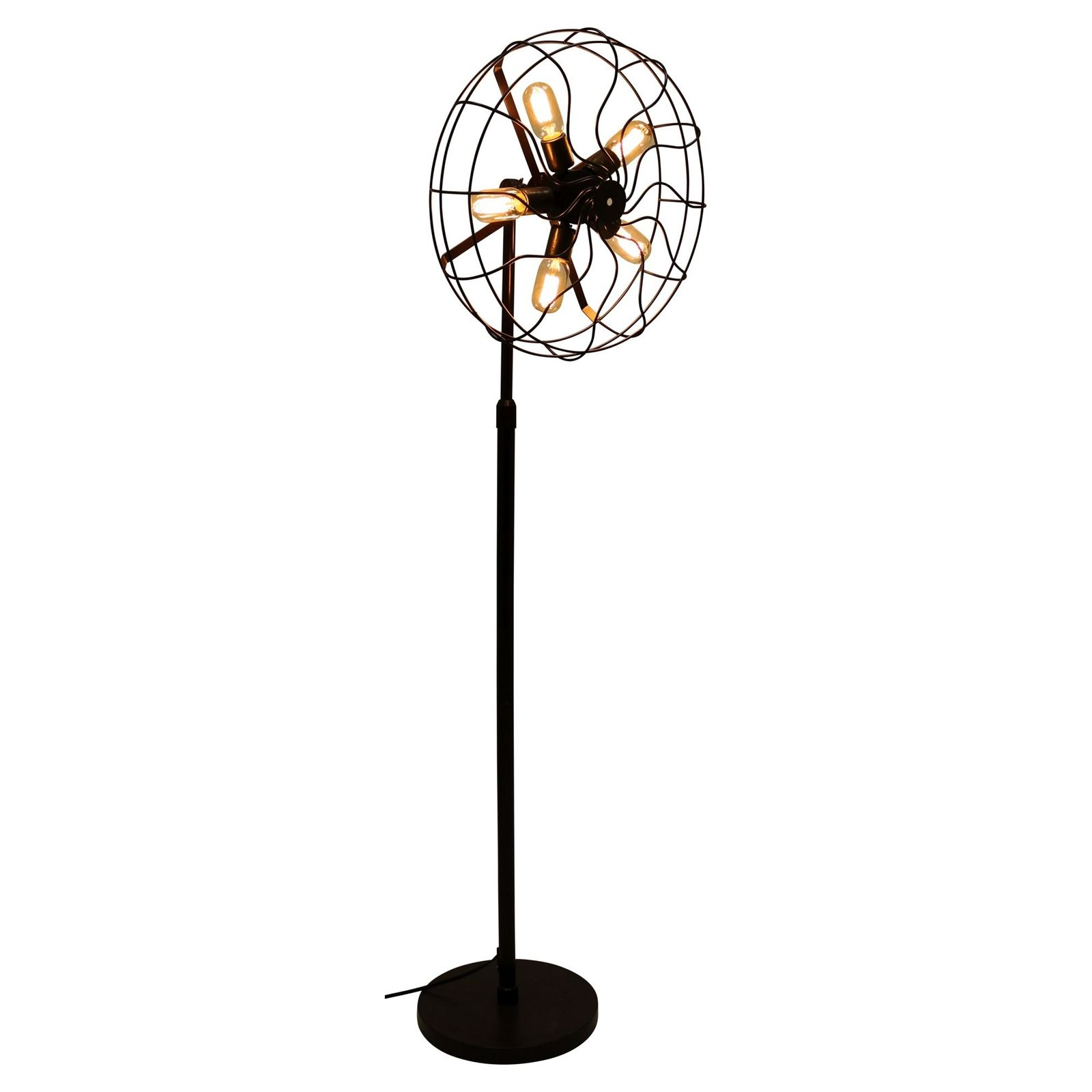 Ozzy Vintage Industrial Floor Lamp In Antique Finish Lumisource pertaining to dimensions 1600 X 1600