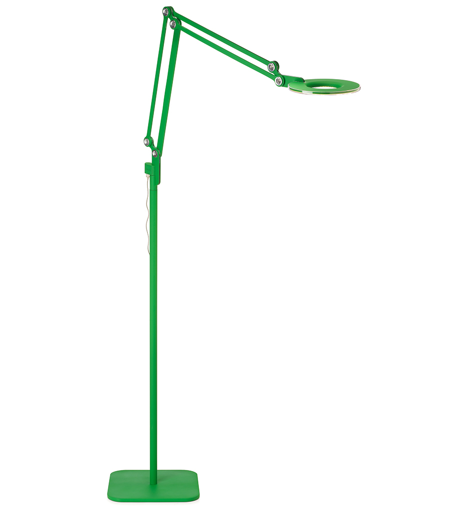 Pablo Designs Link Med Flr Grn Link Medium Green Led Floor Lamp within size 934 X 1015