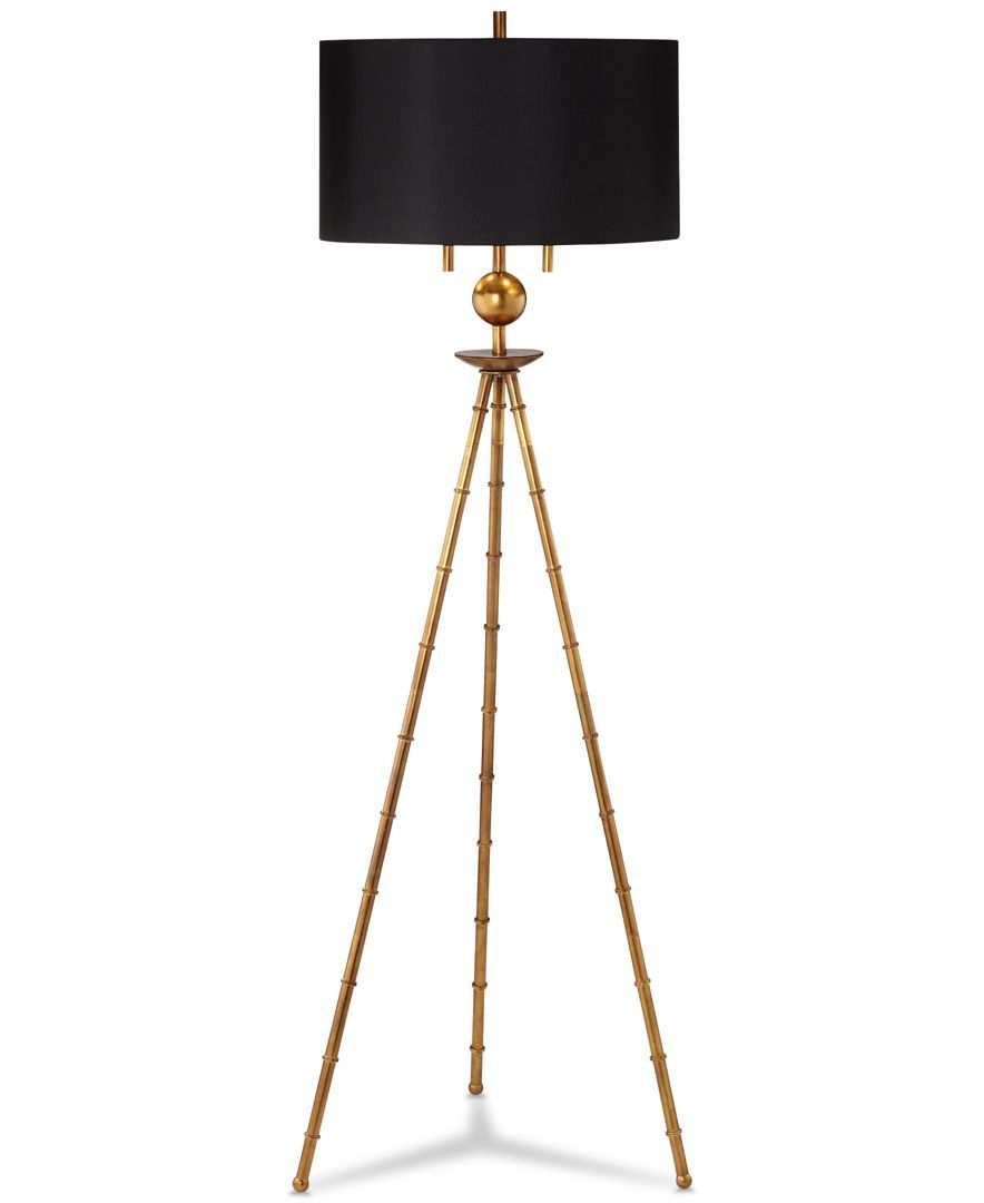 Pacific Coast Bambusa Leaf Tripod Floor Lamp Products In with regard to size 884 X 1080