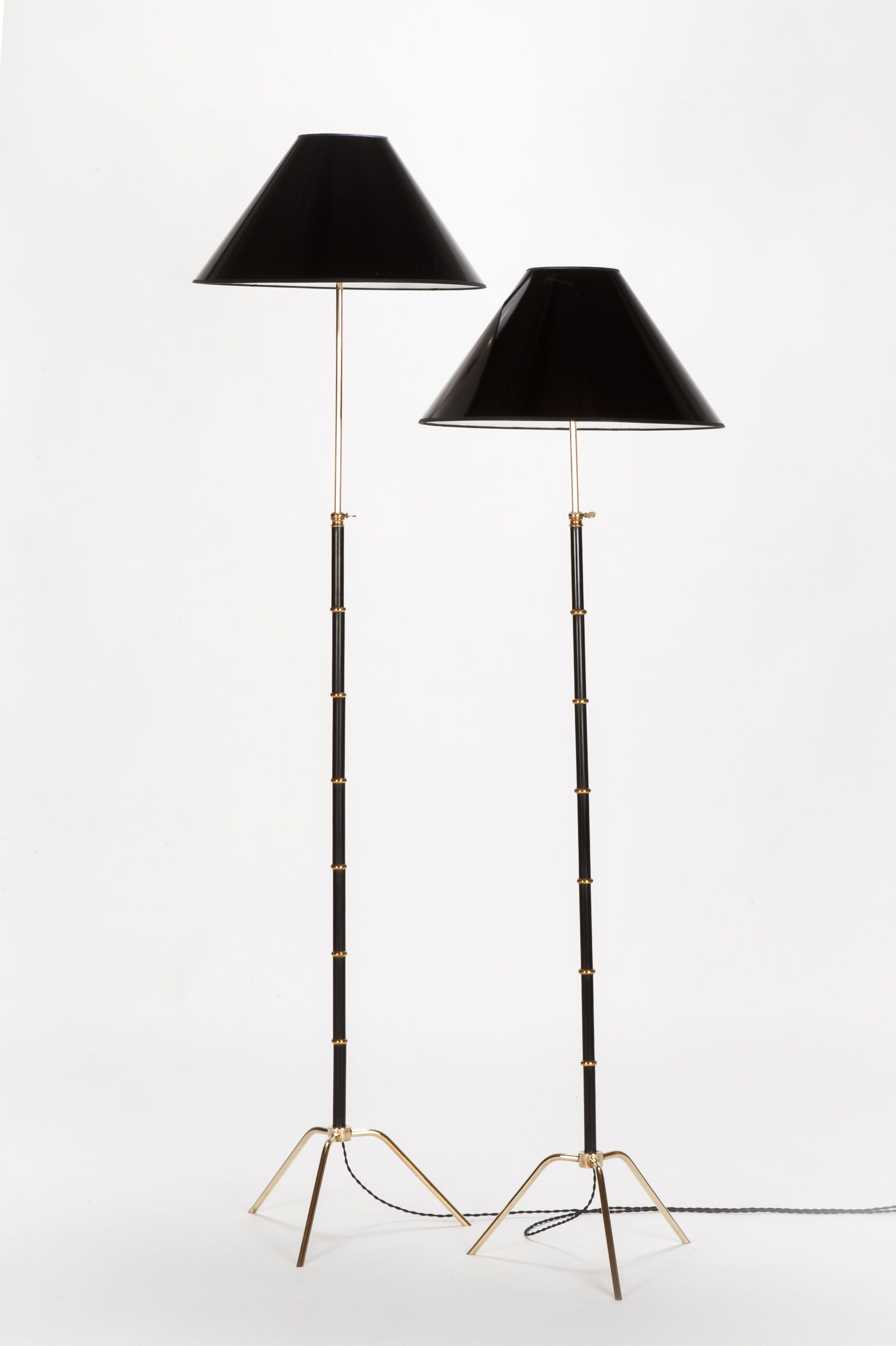 Pair Of French Floor Lamps Maison Lunel 50s Furniture with regard to proportions 1666 X 2500